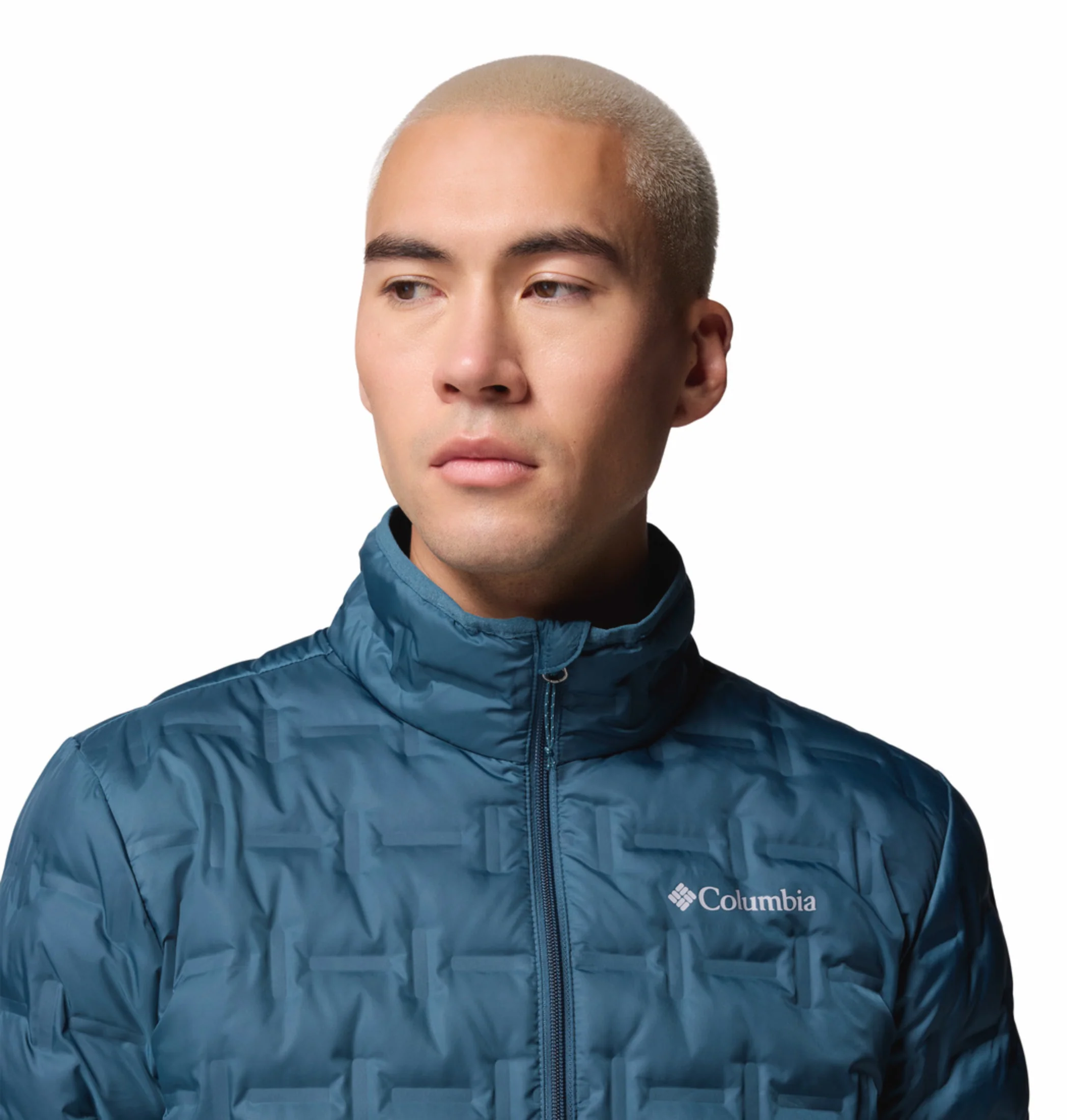 Columbia Men Teal HEAT SEAL Delta Ridge II Down Jacket - Image 8