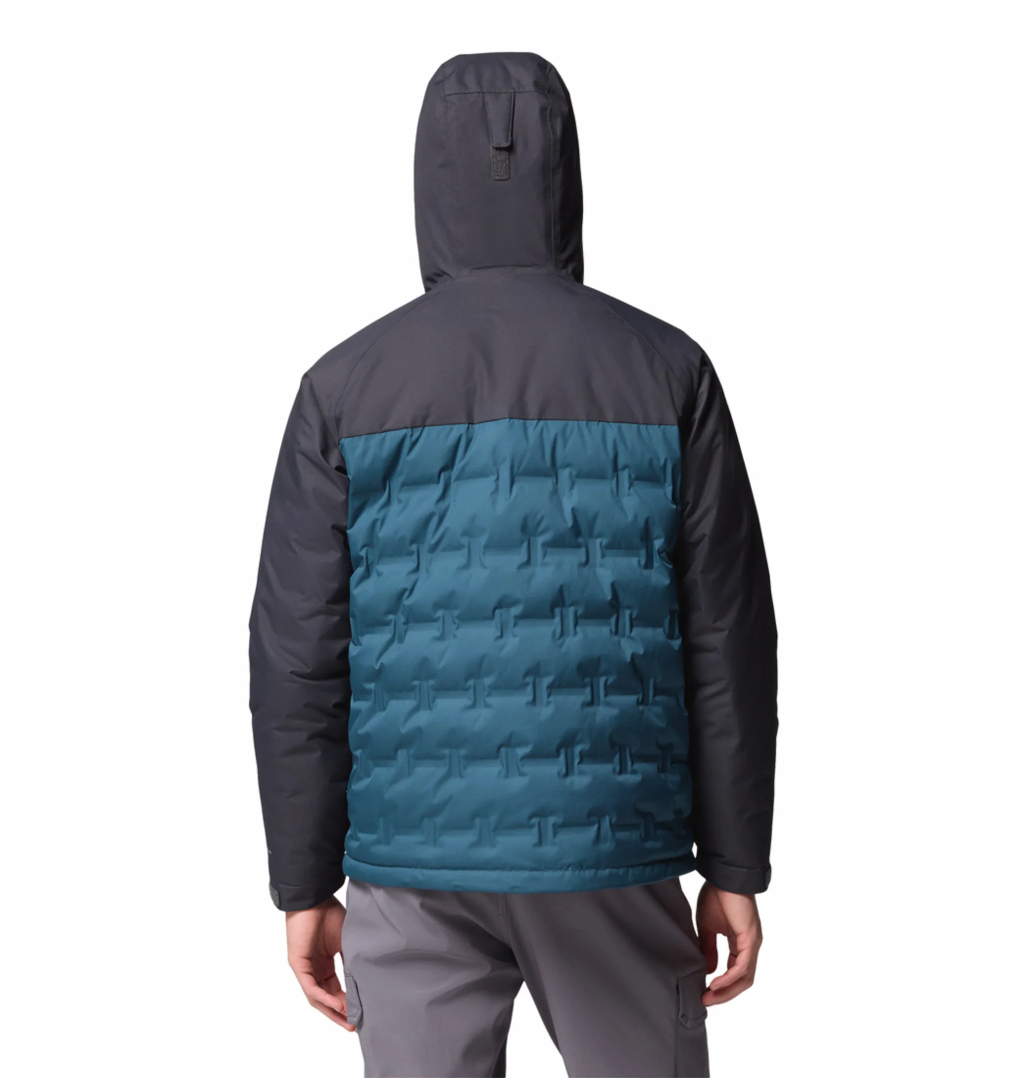Columbia Men Teal HEAT SEAL Grand Trek III Down Jacket - Image 4