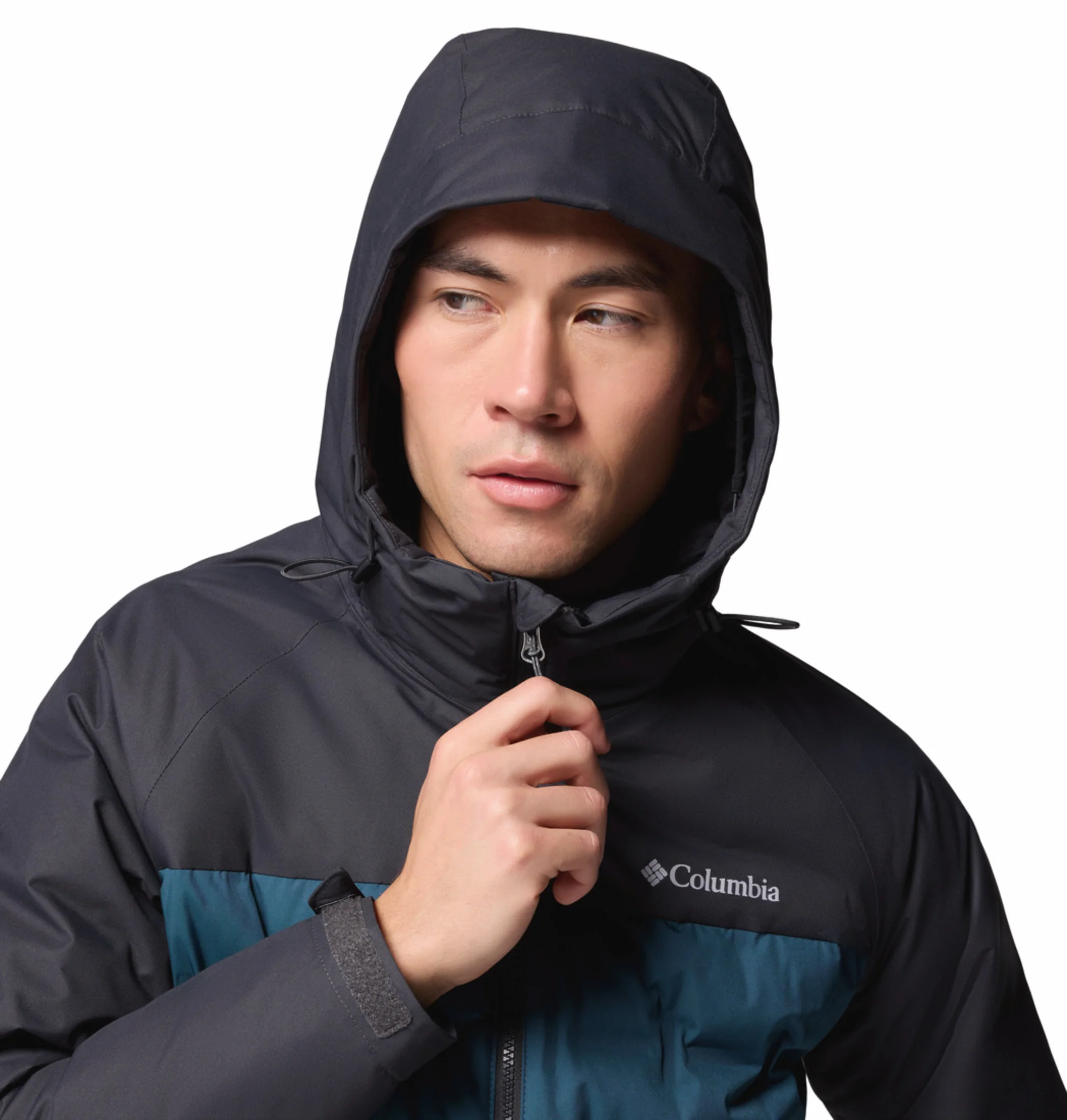 Columbia Men Teal HEAT SEAL Grand Trek III Down Jacket - Image 9