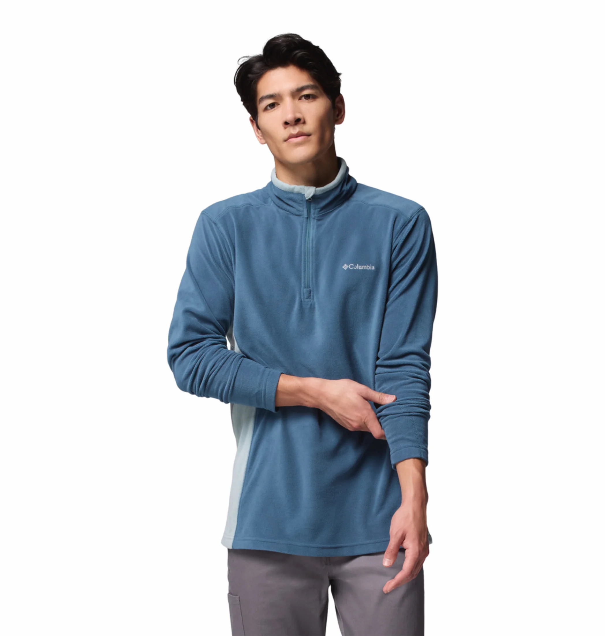 Columbia Men Teal Klamath Range II Pullover - Image 7