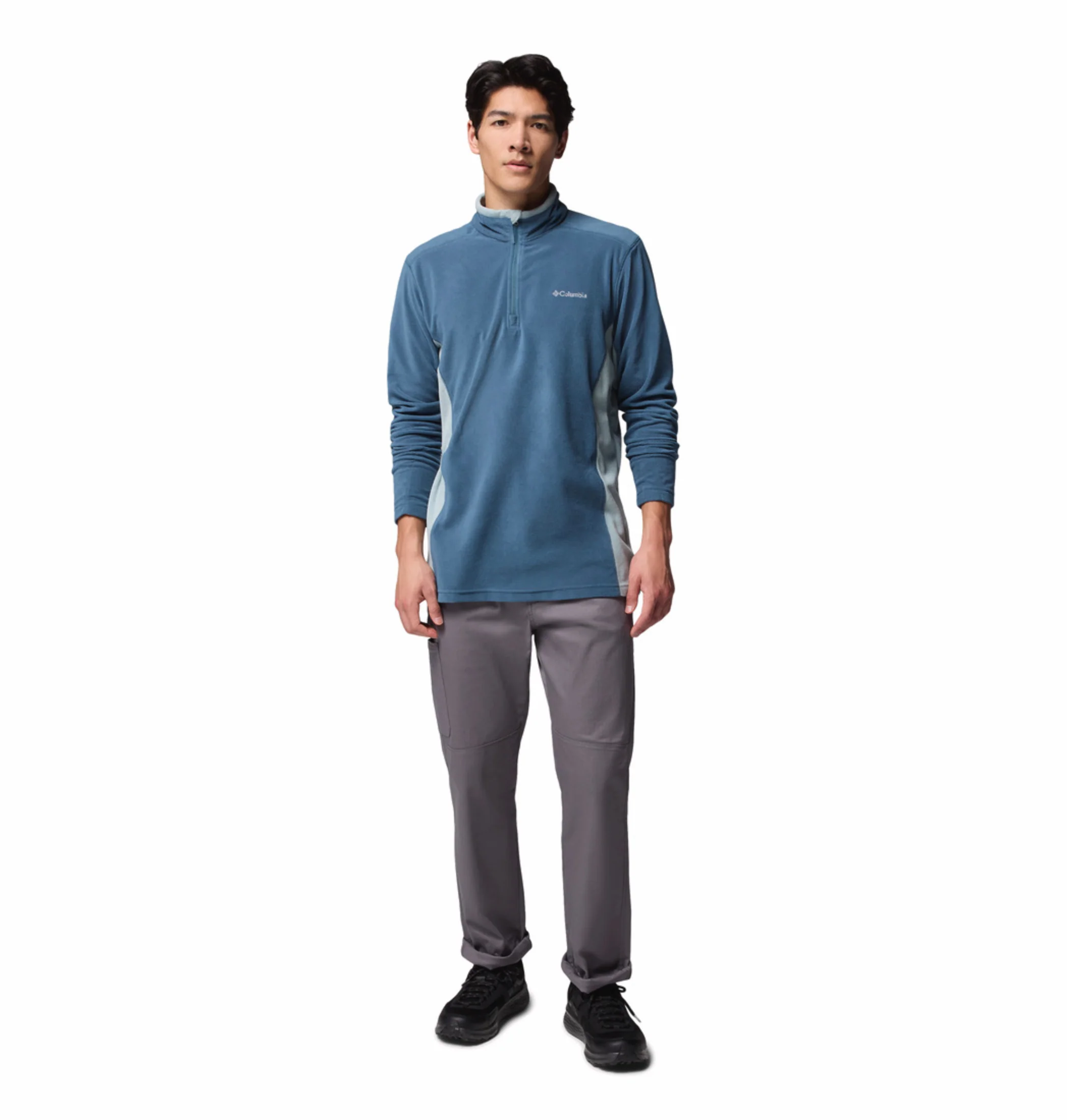 Columbia Men Teal Klamath Range II Pullover - Image 9