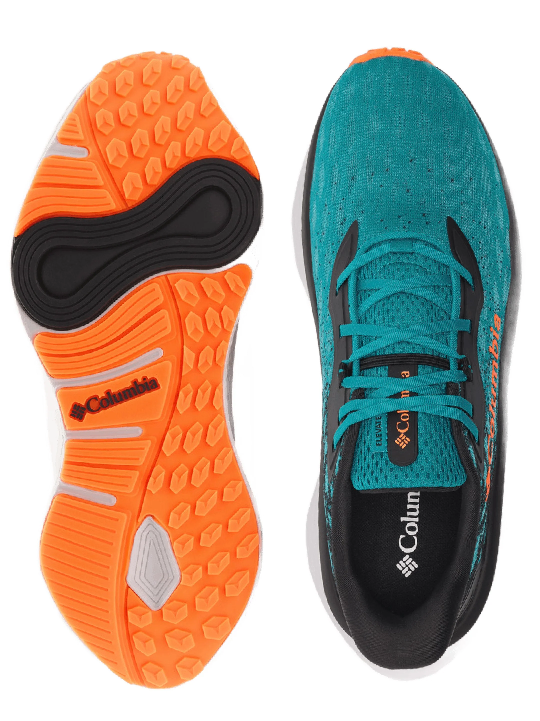 Columbia Men Teal Omni-Grip Konos Elevate Trail Running Shoes - Image 5