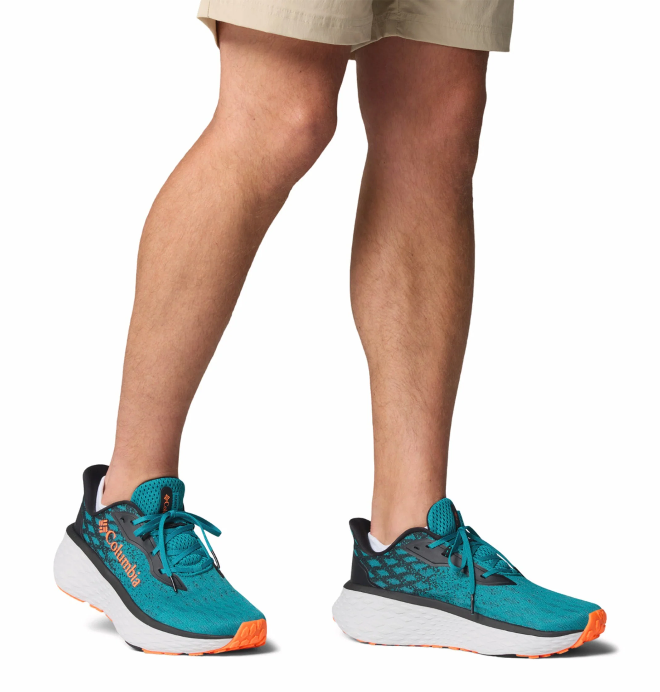 Columbia Men Teal Omni-Grip Konos Elevate Trail Running Shoes - Image 9