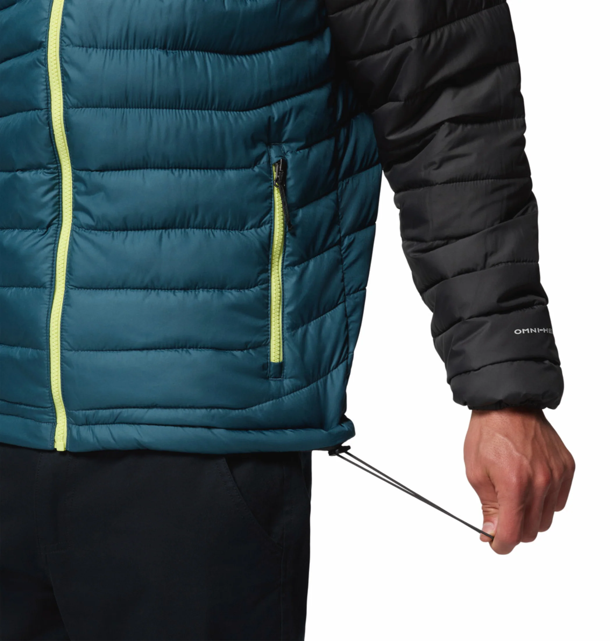 Columbia Men Teal OmniHeat Reflective Powder Lite II Down Jacket - Image 11