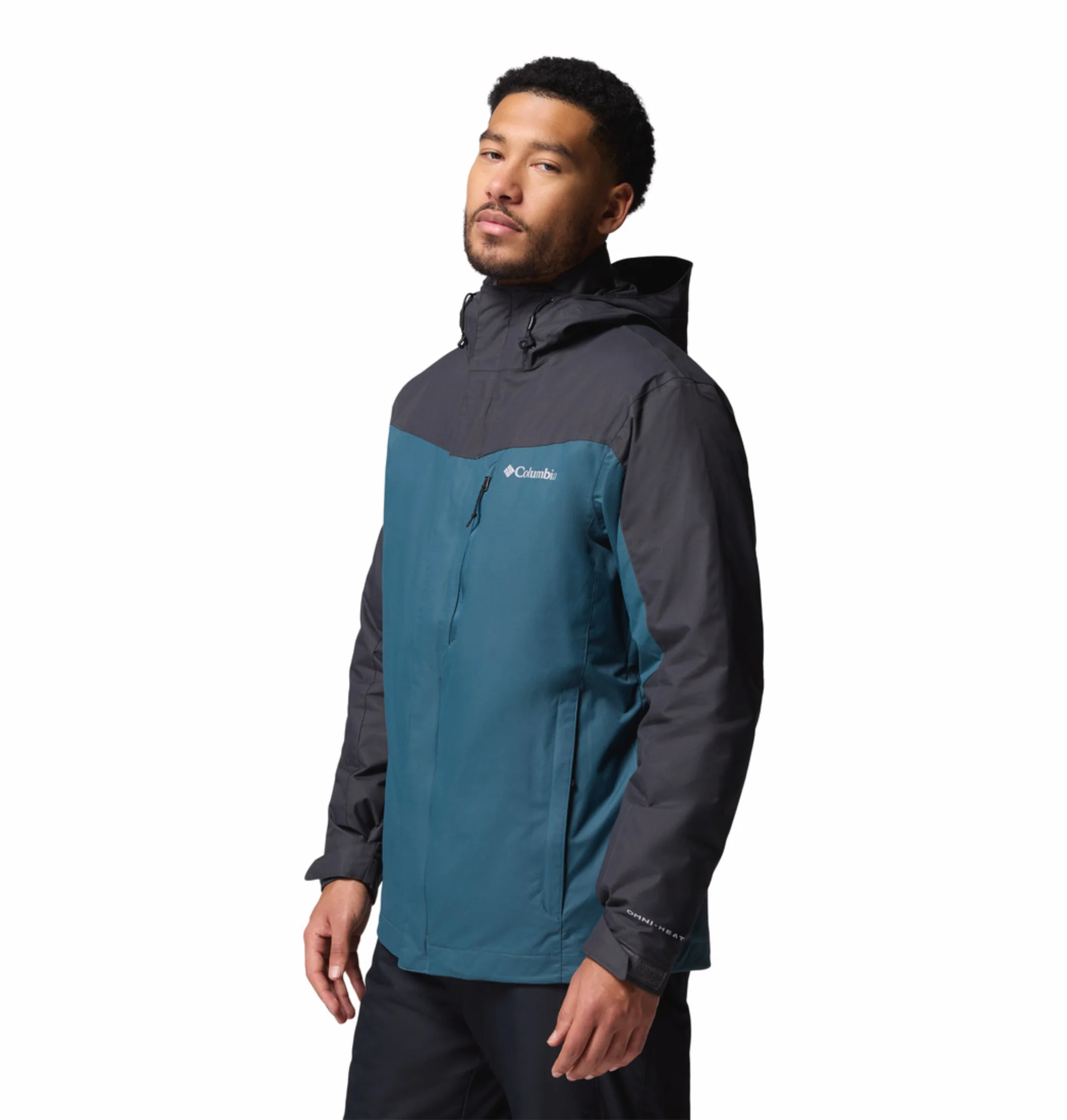 Columbia Men Teal OmniHeat Reflective Whirlibird V Interchangeable Jacket - Image 5