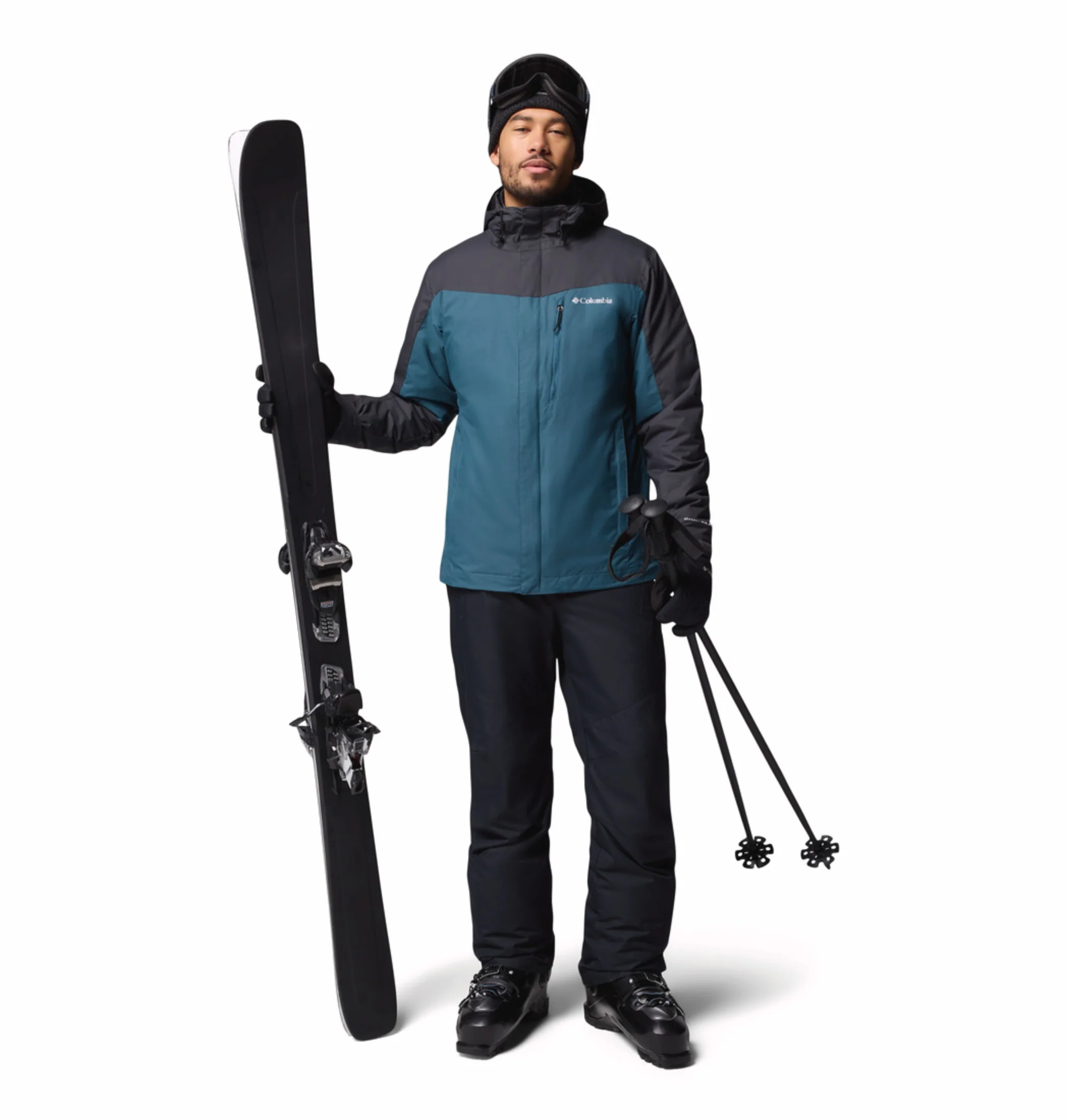 Columbia Men Teal OmniHeat Reflective Whirlibird V Interchangeable Jacket - Image 6