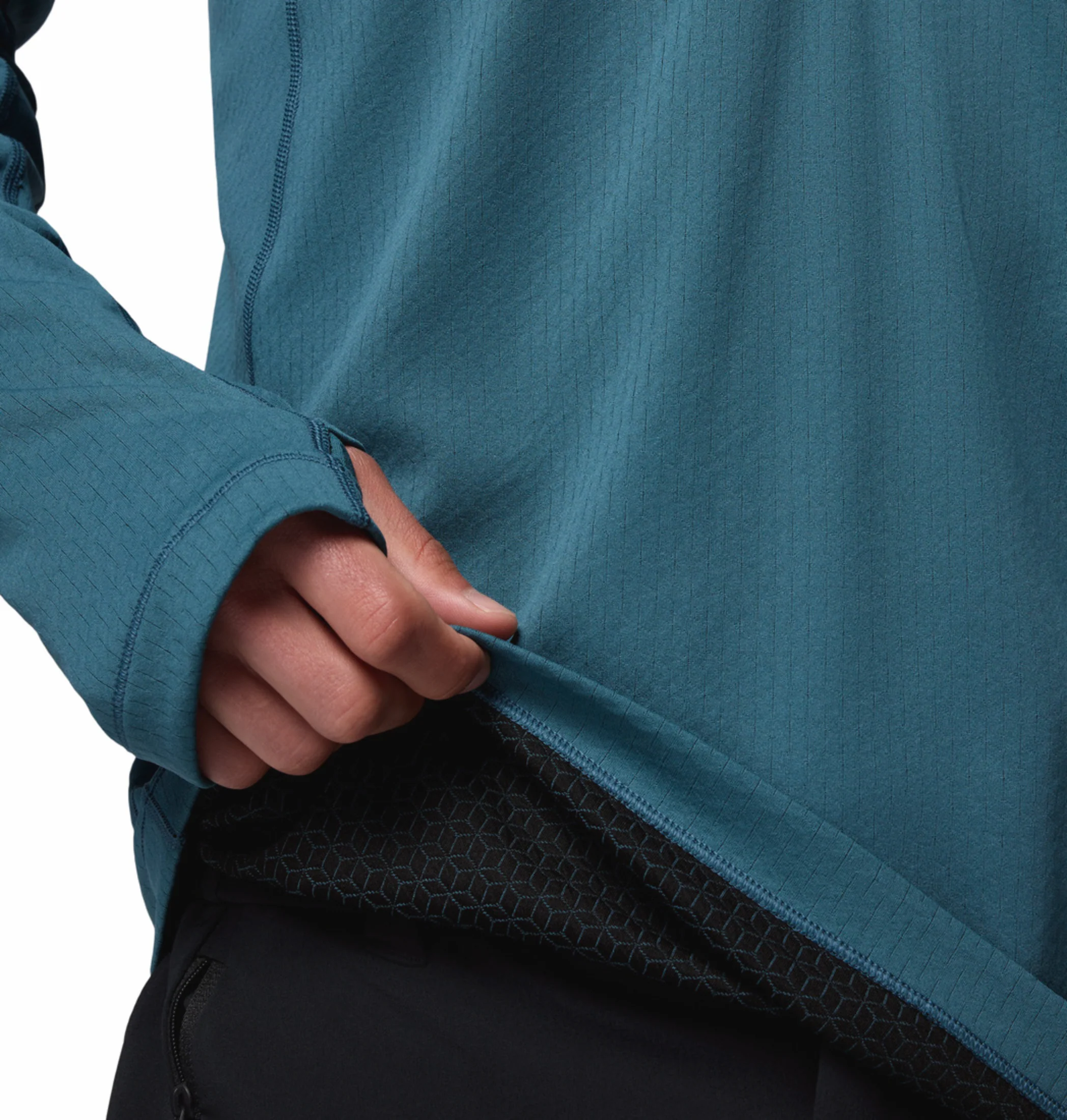 Columbia Men Teal OmniShade UPF 50 DriVenture Sweatshirt - Image 7