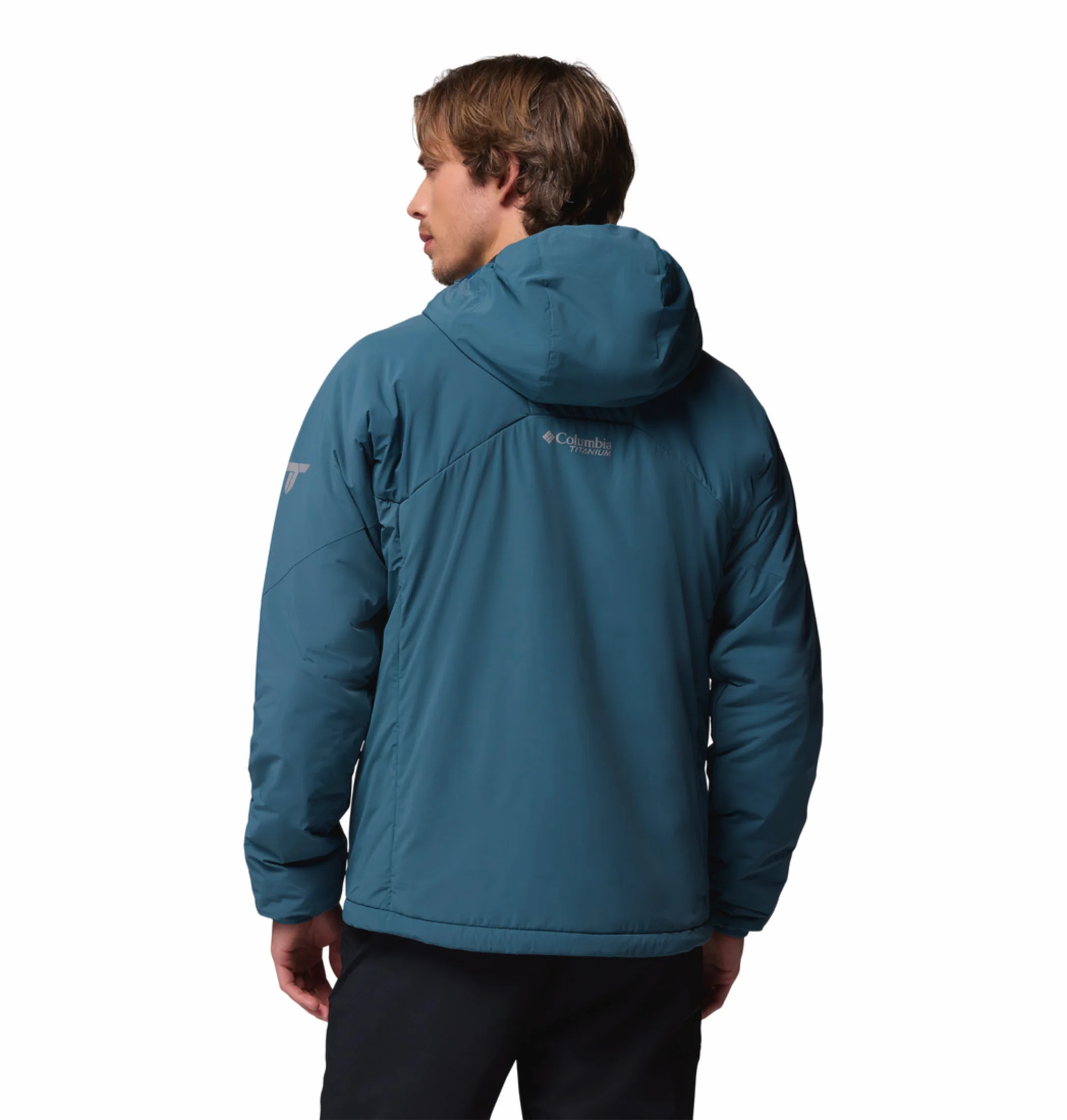 Columbia Men Teal OmniShield Silver Leaf Lite Down Jacket - Image 4