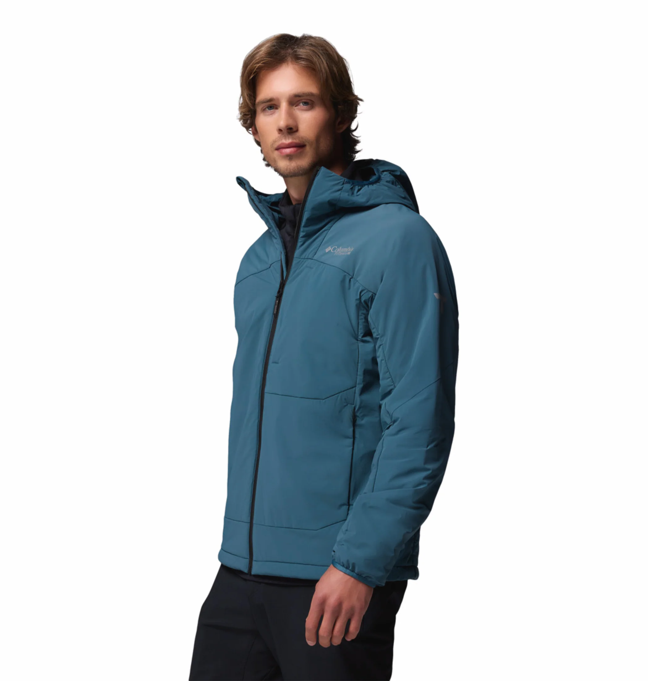 Columbia Men Teal OmniShield Silver Leaf Lite Down Jacket - Image 5