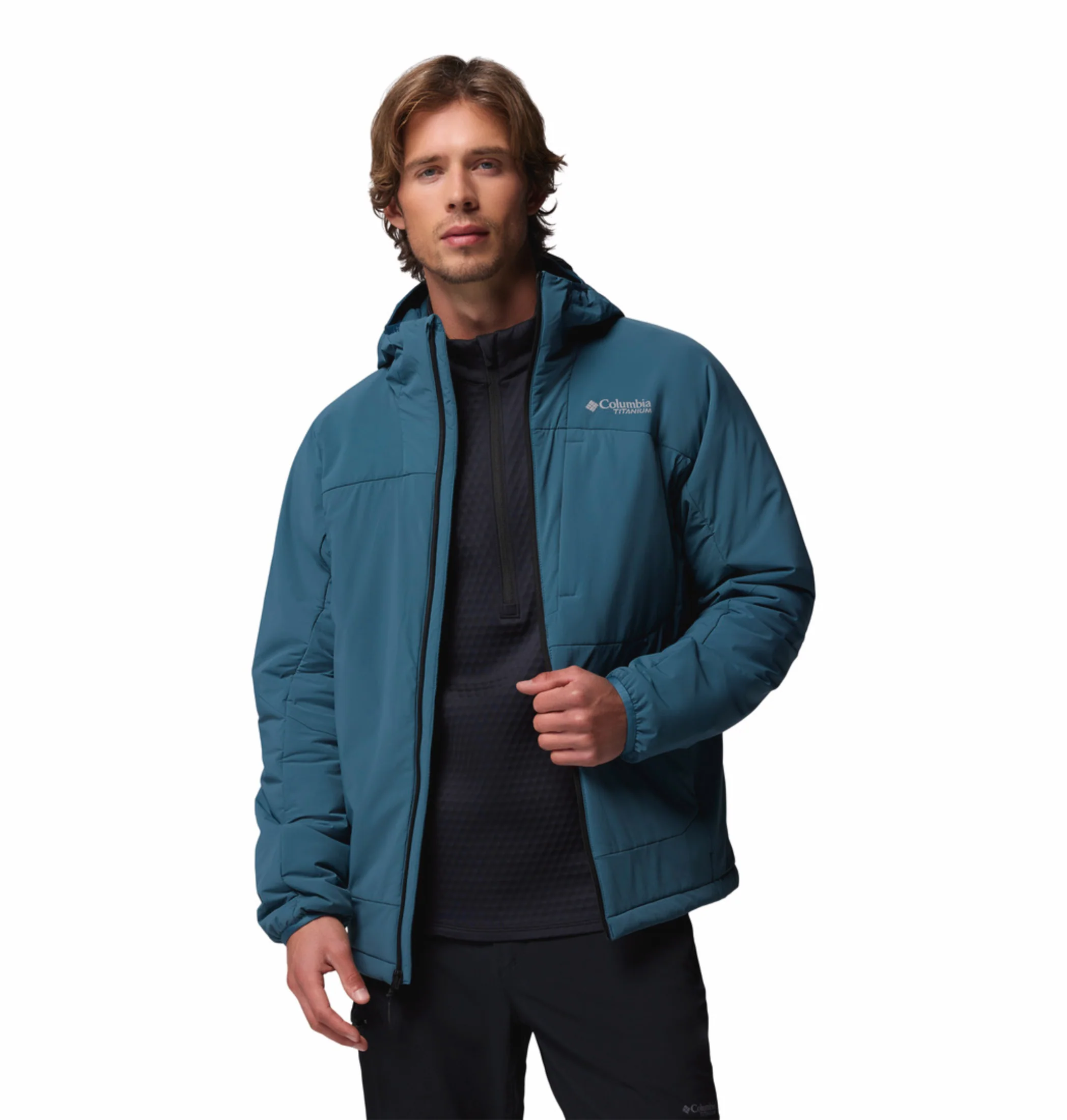 Columbia Men Teal OmniShield Silver Leaf Lite Down Jacket - Image 7