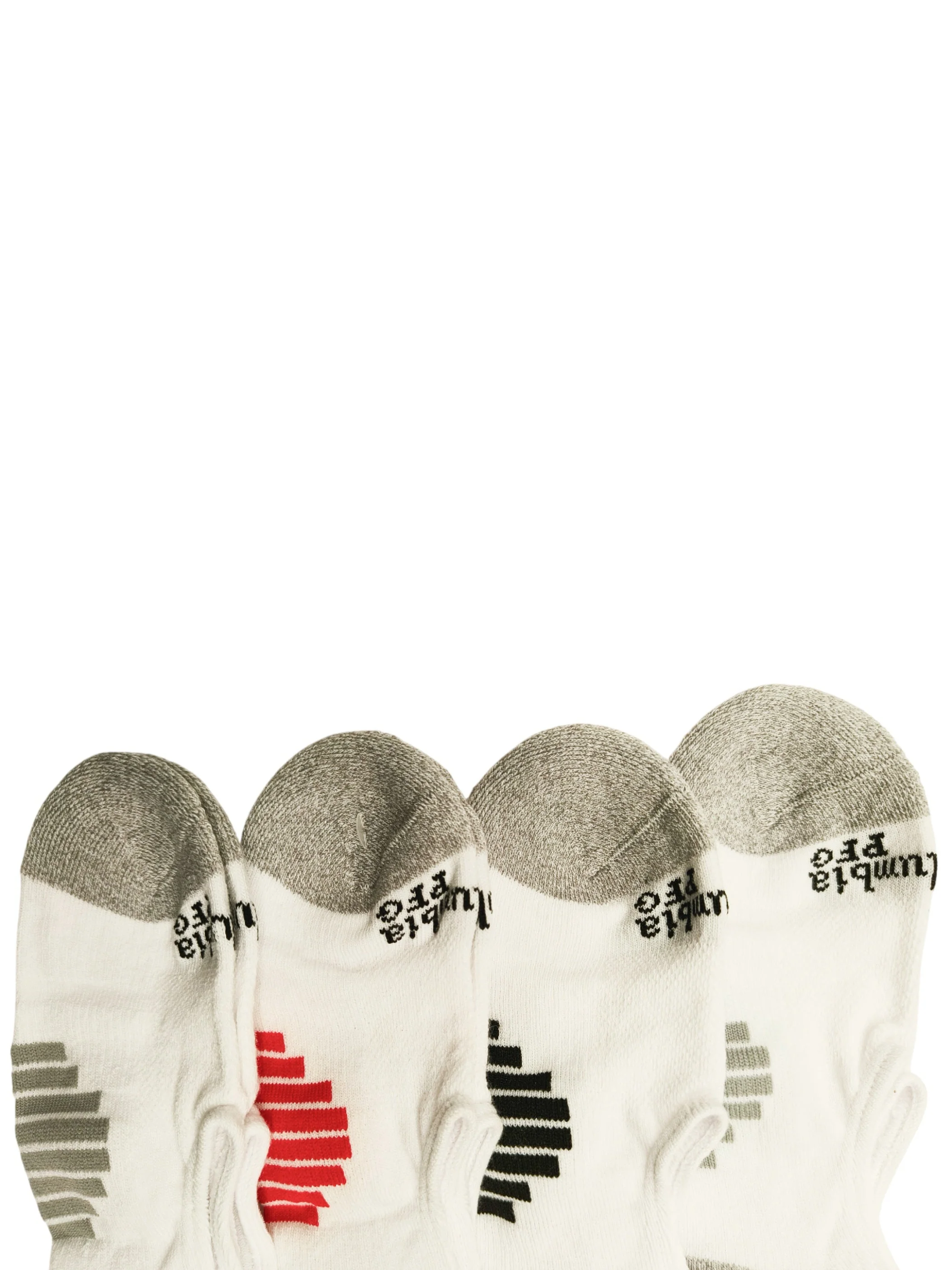 Columbia Men White 4P PFG Eclps Liner Socks - Pack of 2 - Image 3