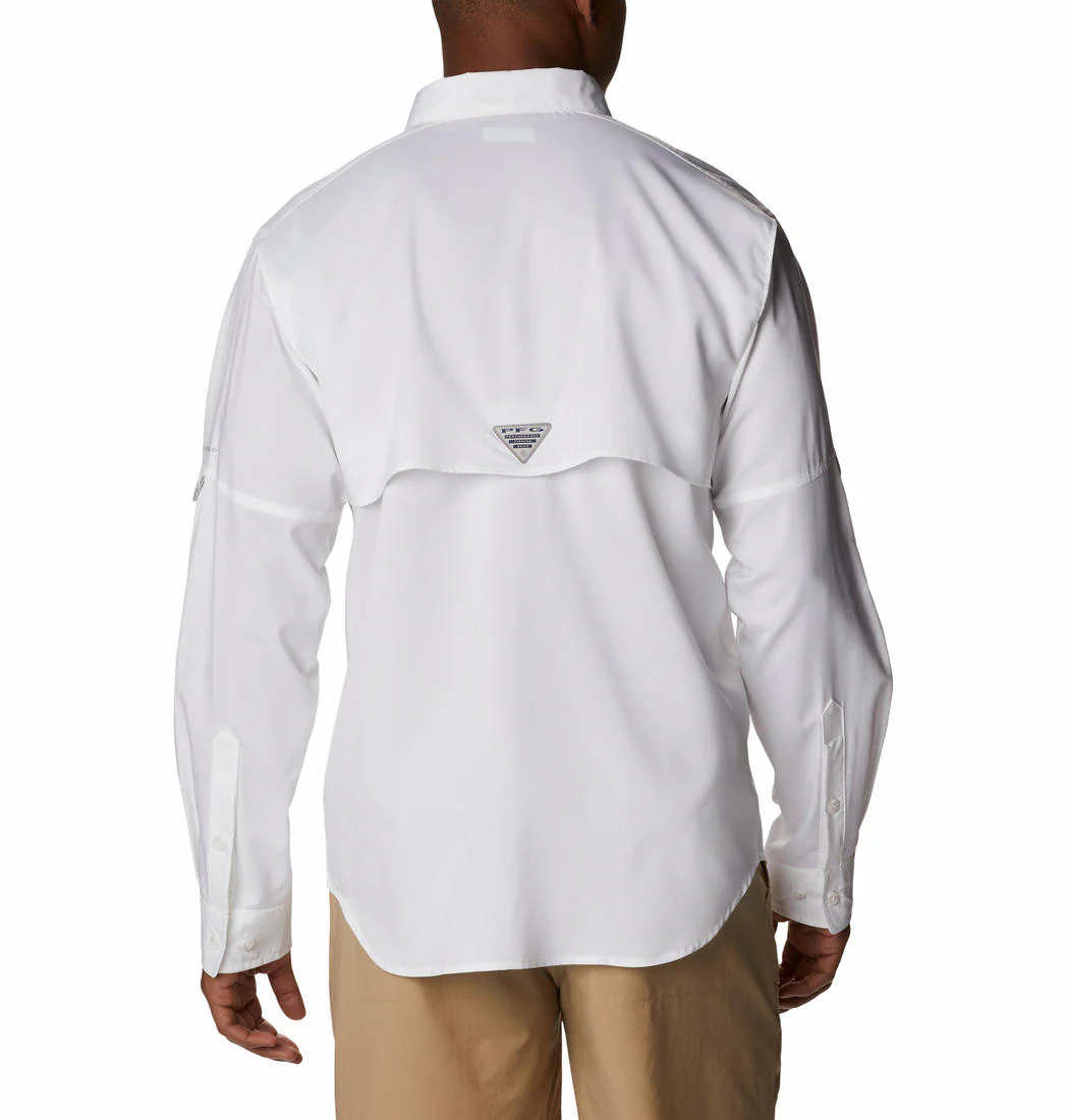 Columbia Men White Blood and Guts IV Woven LS (Sun Protection) - Image 2