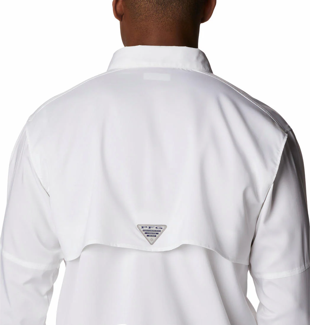 Columbia Men White Blood and Guts IV Woven LS (Sun Protection) - Image 6