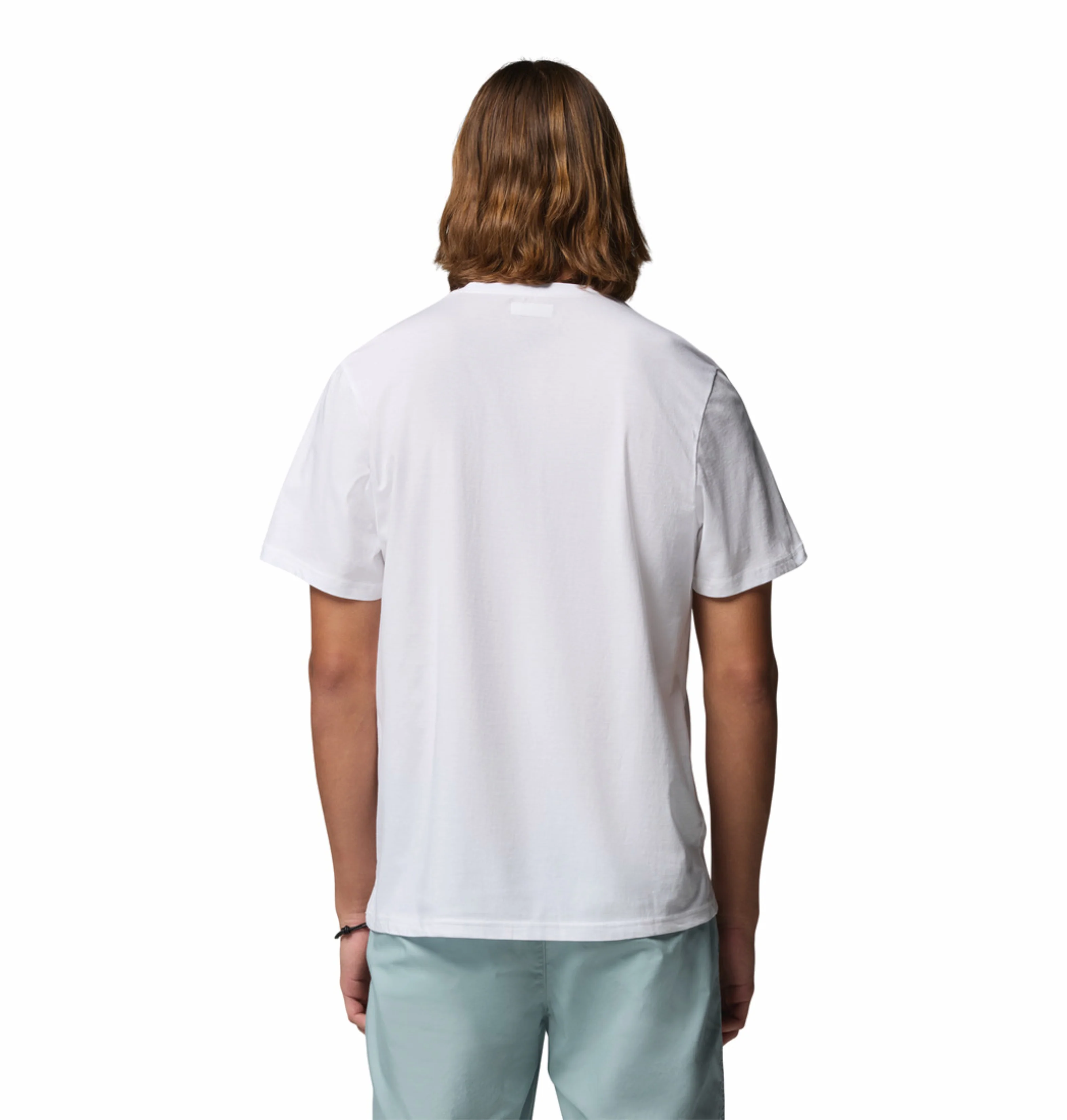 Columbia Men White CSC Basic Logo Tshirt - Image 4