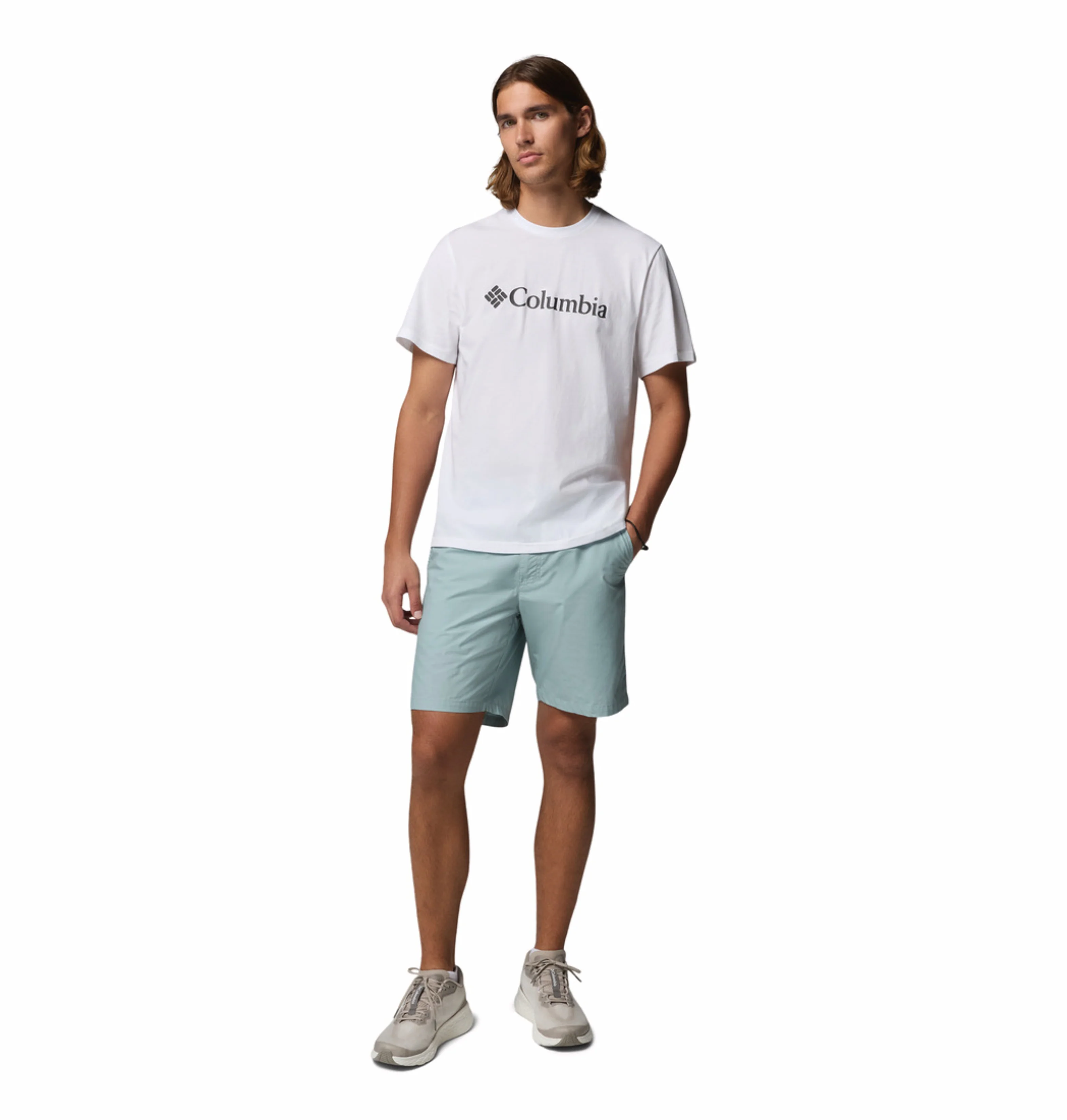 Columbia Men White CSC Basic Logo Tshirt - Image 6