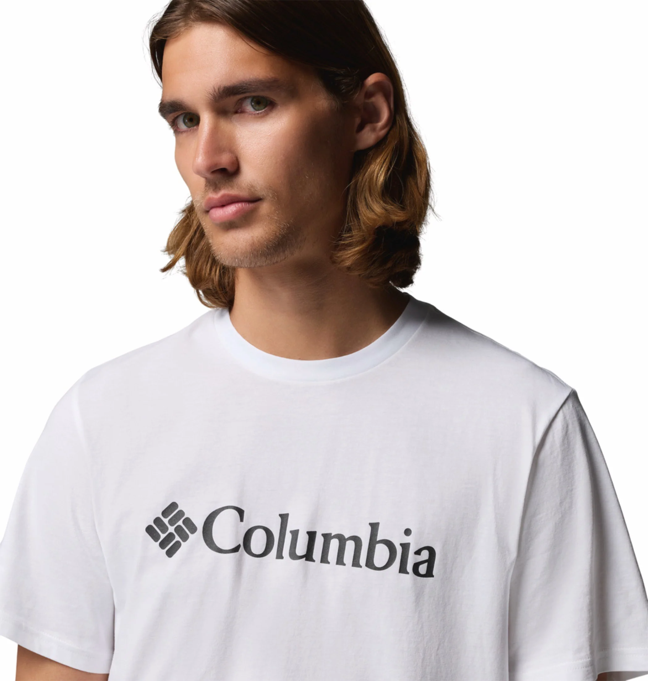 Columbia Men White CSC Basic Logo Tshirt - Image 7