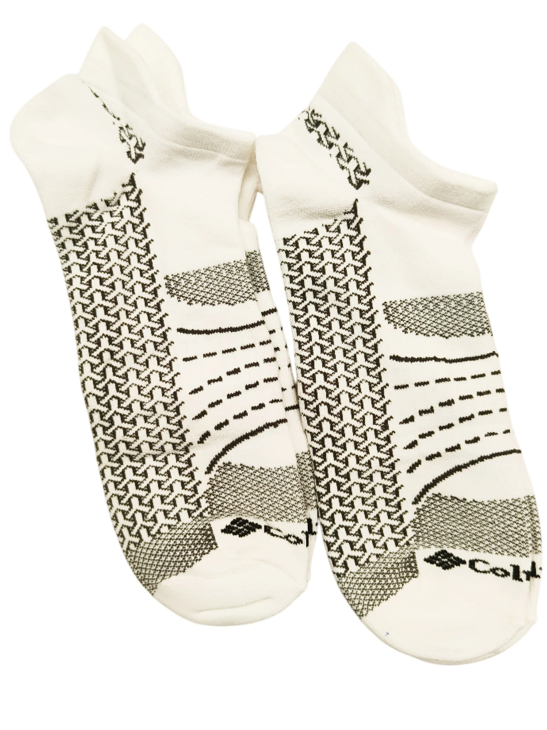 Columbia Men White Mapped Brr No-Show Socks - Pack of 2 - Image 3