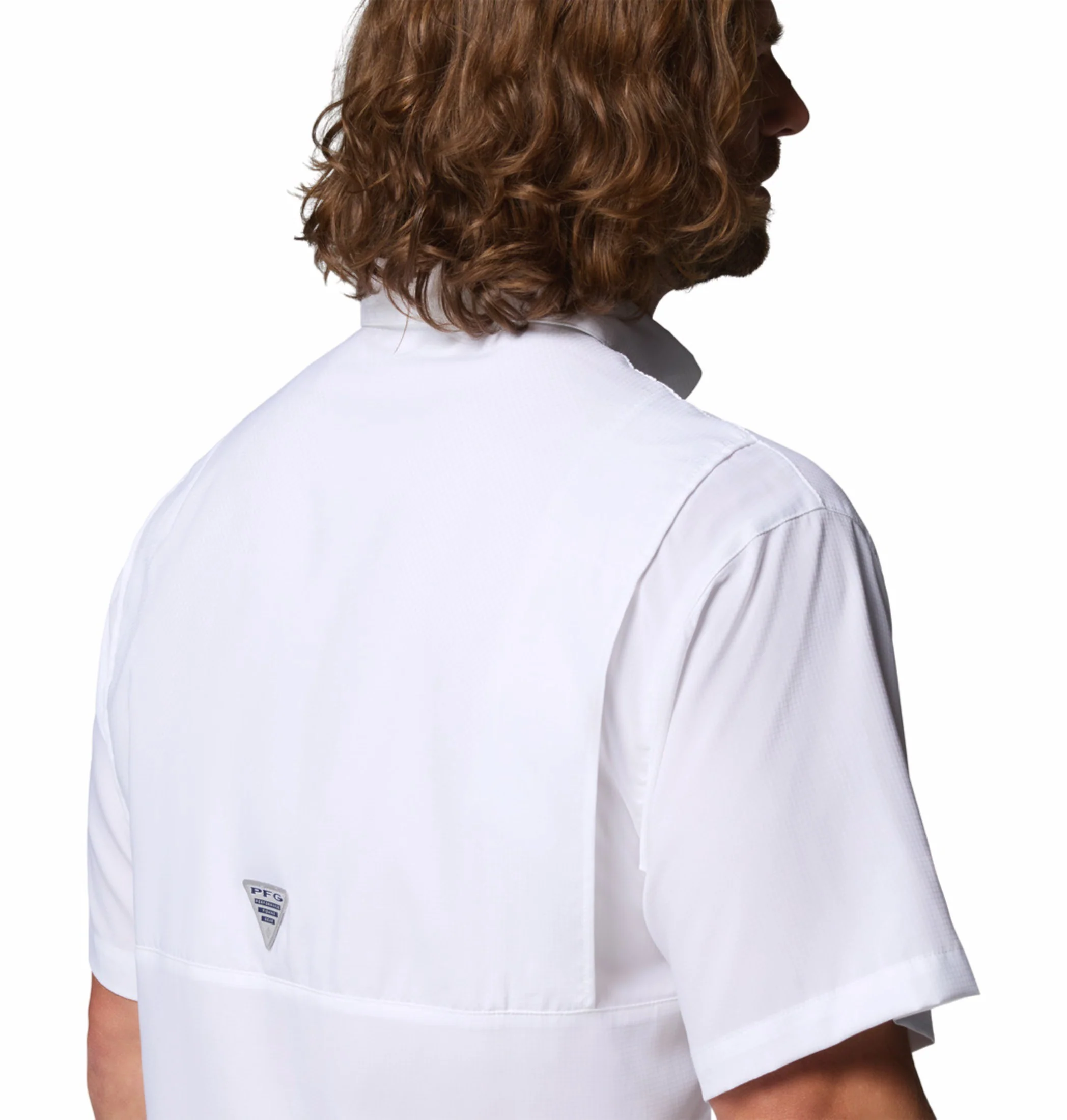 Columbia Men White Omni-Shade Tamiami II Short Sleeve Shirt - Image 8