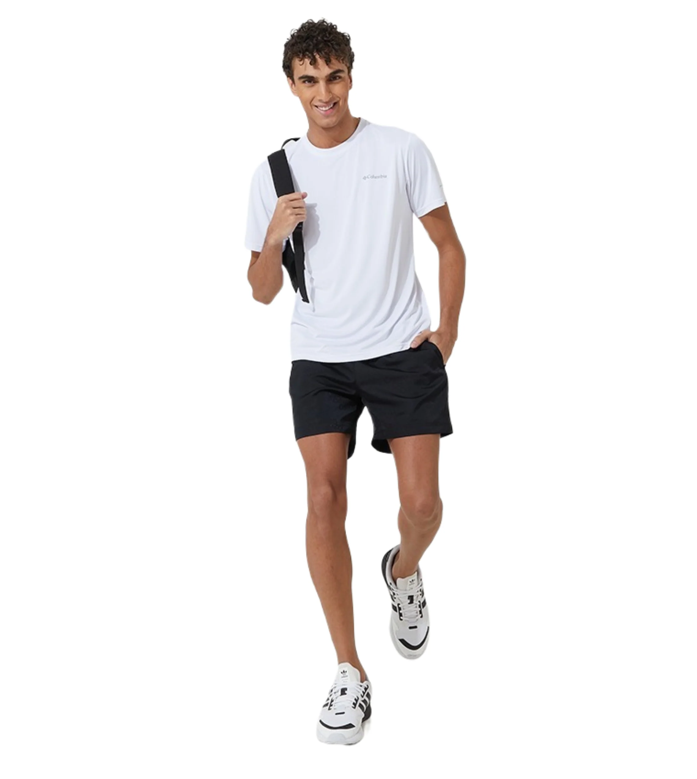 Columbia Men White Omni-Wick Hike Tshirt - Image 5