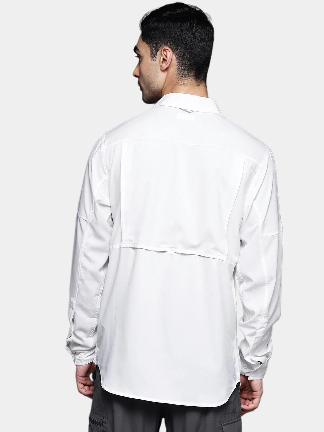 Columbia Men White Silver Ridge Utility Lite Long Sleeve (Sun Protection) - Image 12