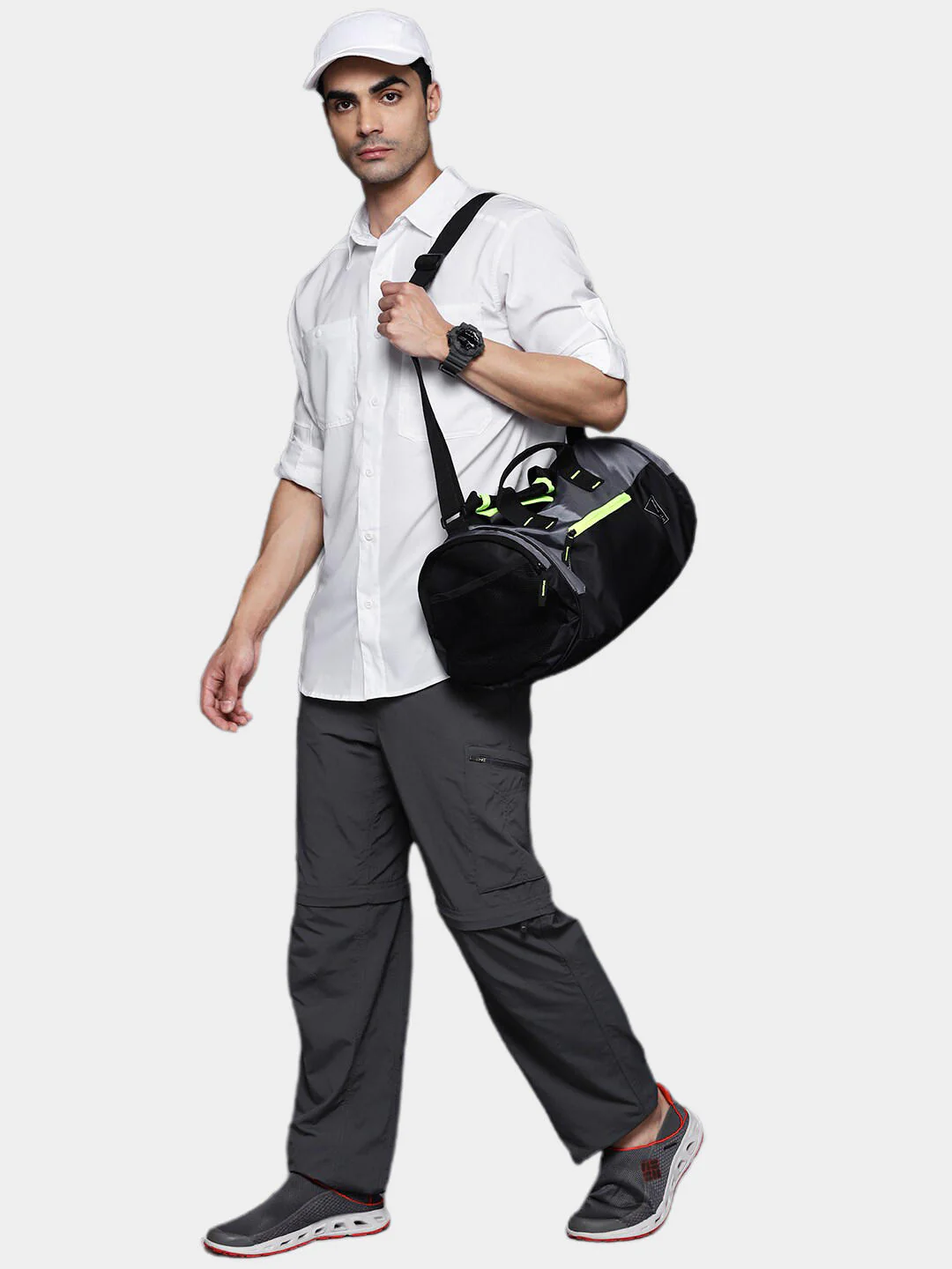 Columbia Men White Silver Ridge Utility Lite Long Sleeve (Sun Protection) - Image 14