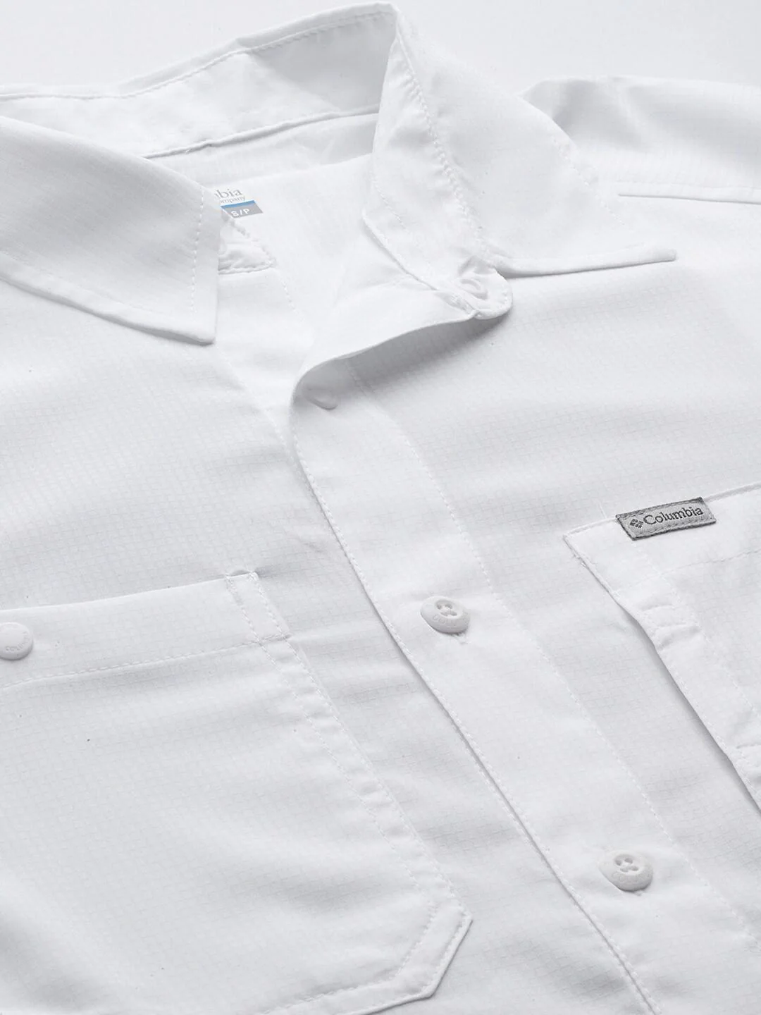 Columbia Men White Silver Ridge Utility Lite Long Sleeve (Sun Protection) - Image 9