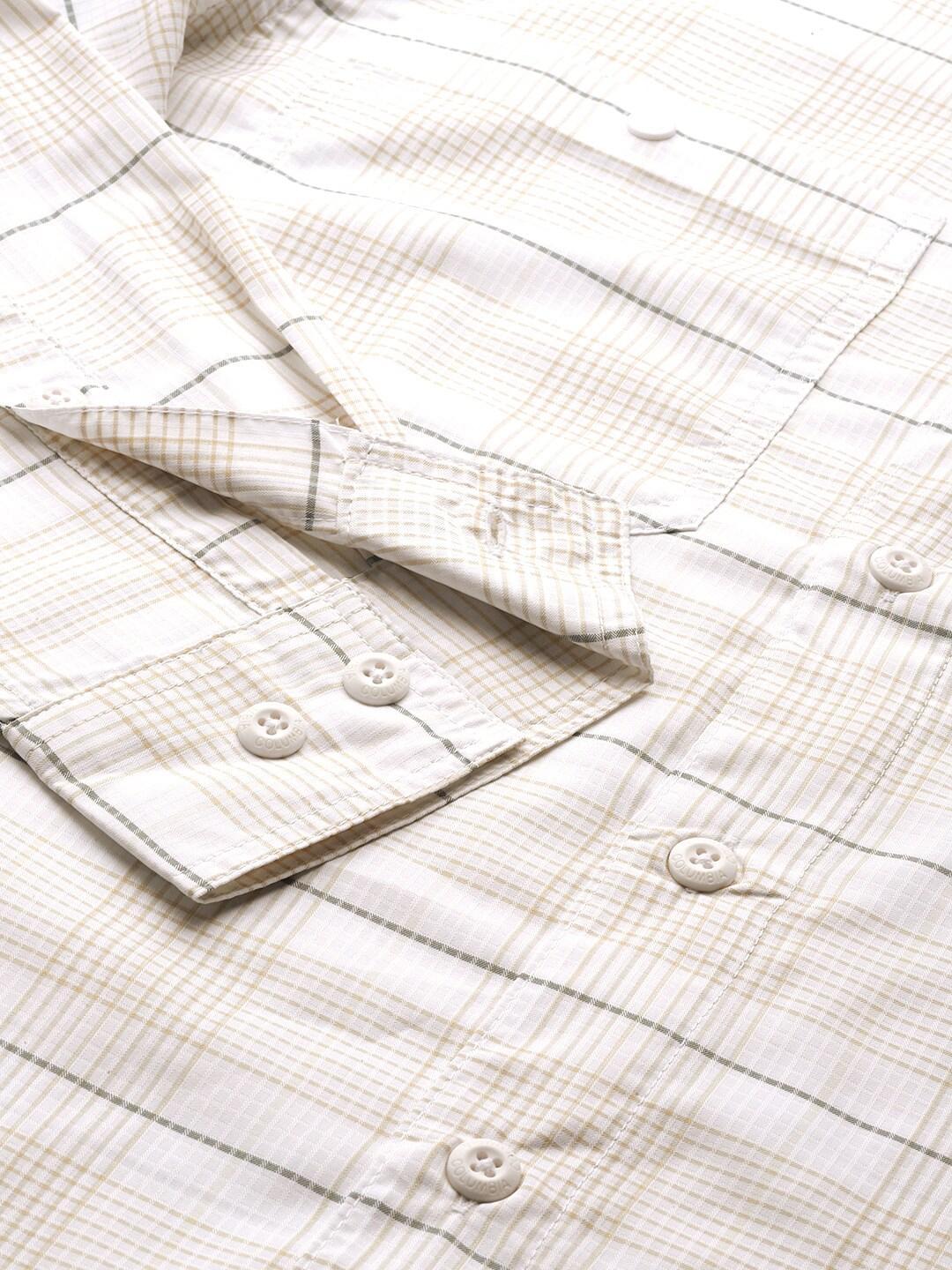 Columbia Men White Silver Ridge Utility Lite Plaid LS (Sun Protection) - Image 10