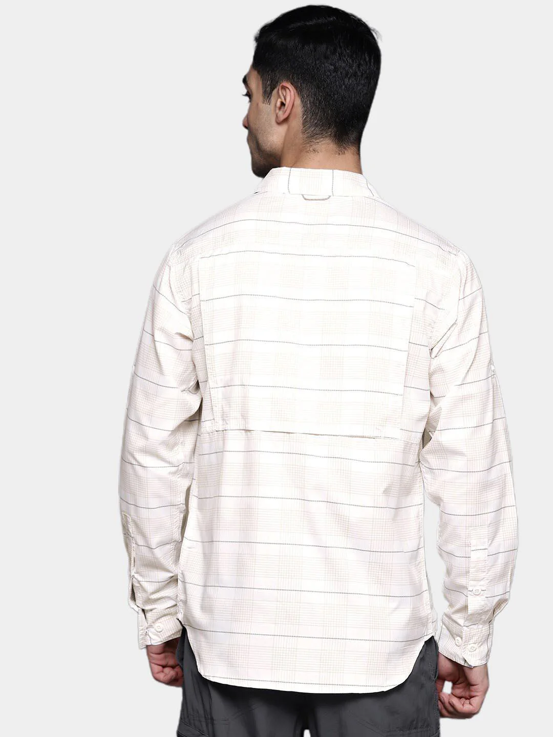 Columbia Men White Silver Ridge Utility Lite Plaid LS (Sun Protection) - Image 12