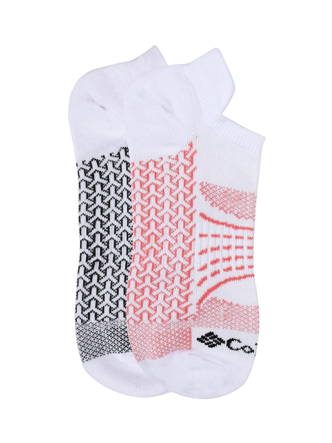 Columbia Men White SOCKS MN 2P NOSHO-ACTV-MAPPED  (1 Pair) (Non Returnable) - Image 2