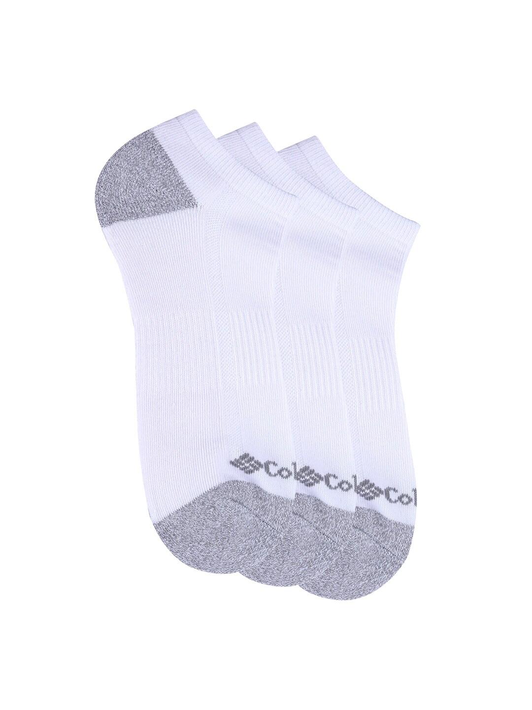 Columbia Men White SOCKS MN 3P NO-SHOW-HCUSH-H&T  (3 Pair) (Non Returnable) - Image 4