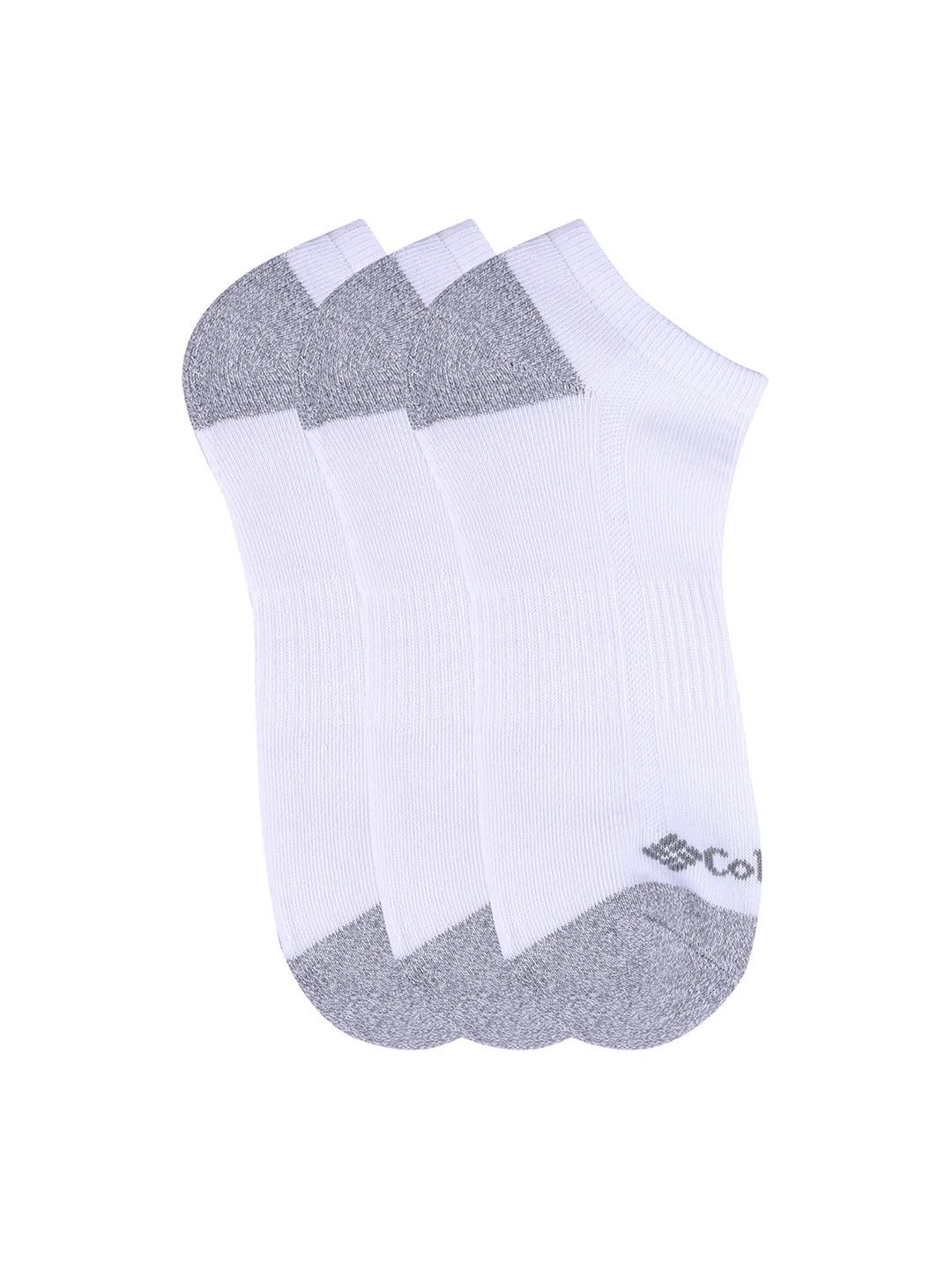Columbia Men White SOCKS MN 3P NO-SHOW-HCUSH-H&T  (3 Pair) (Non Returnable) - Image 5
