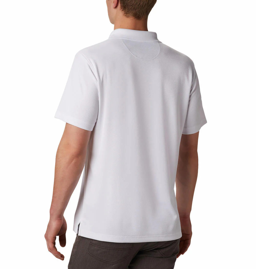 Columbia Men White Utilizer Polo (Sun Protection) - Image 2