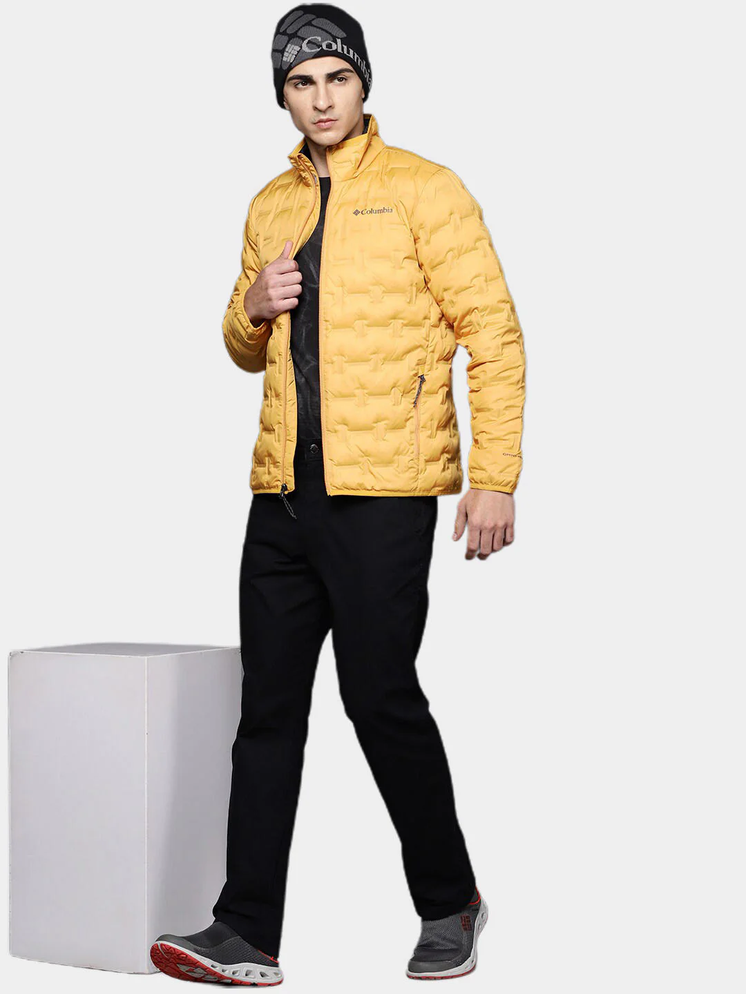 Columbia Men Yellow Delta Ridge Down Jacket - Image 12