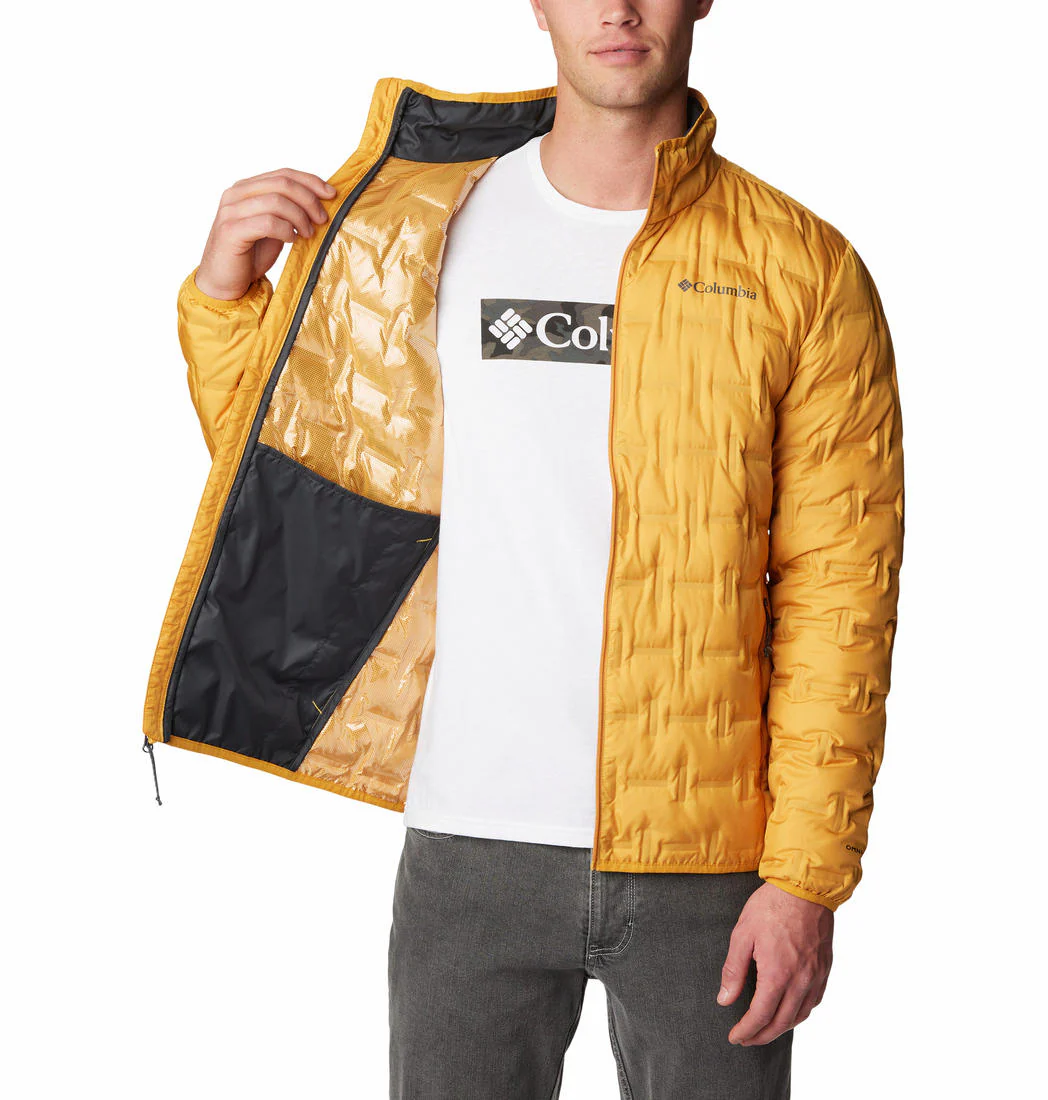 Columbia Men Yellow Delta Ridge Down Jacket - Image 4