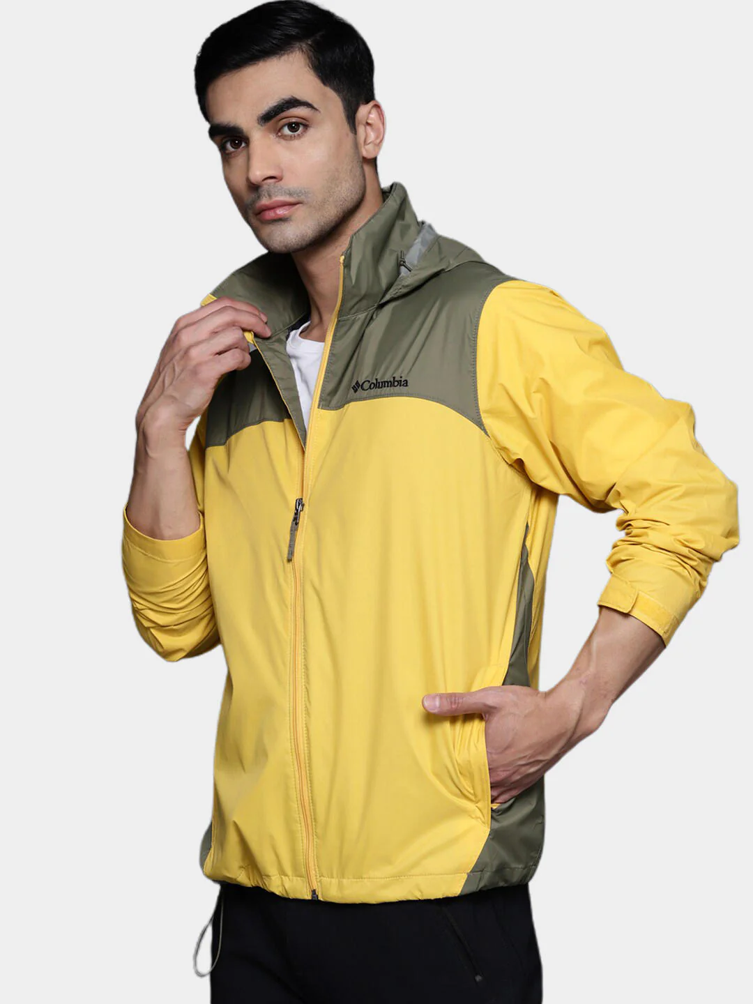 Columbia Men Yellow Glennaker Lake Rain Jacket - Image 13