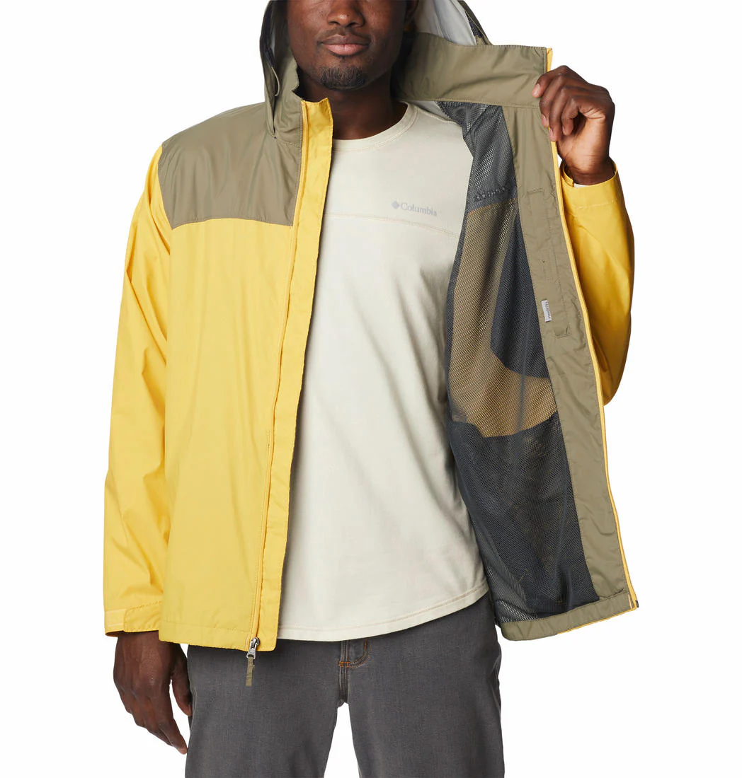 Columbia Men Yellow Glennaker Lake Rain Jacket - Image 2