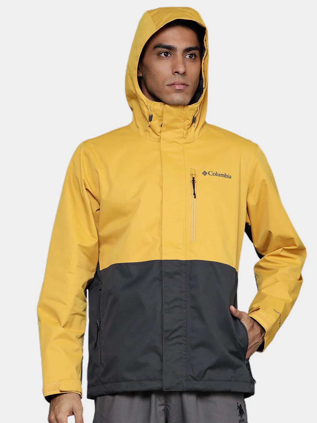 Columbia Men Yellow Hikebound Jacket Waterproof - Image 10