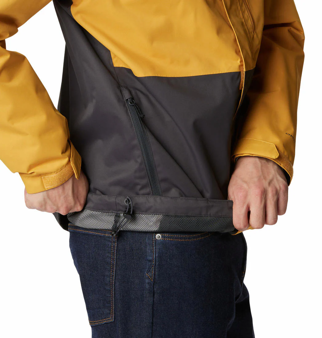 Columbia Men Yellow Hikebound Jacket Waterproof - Image 4