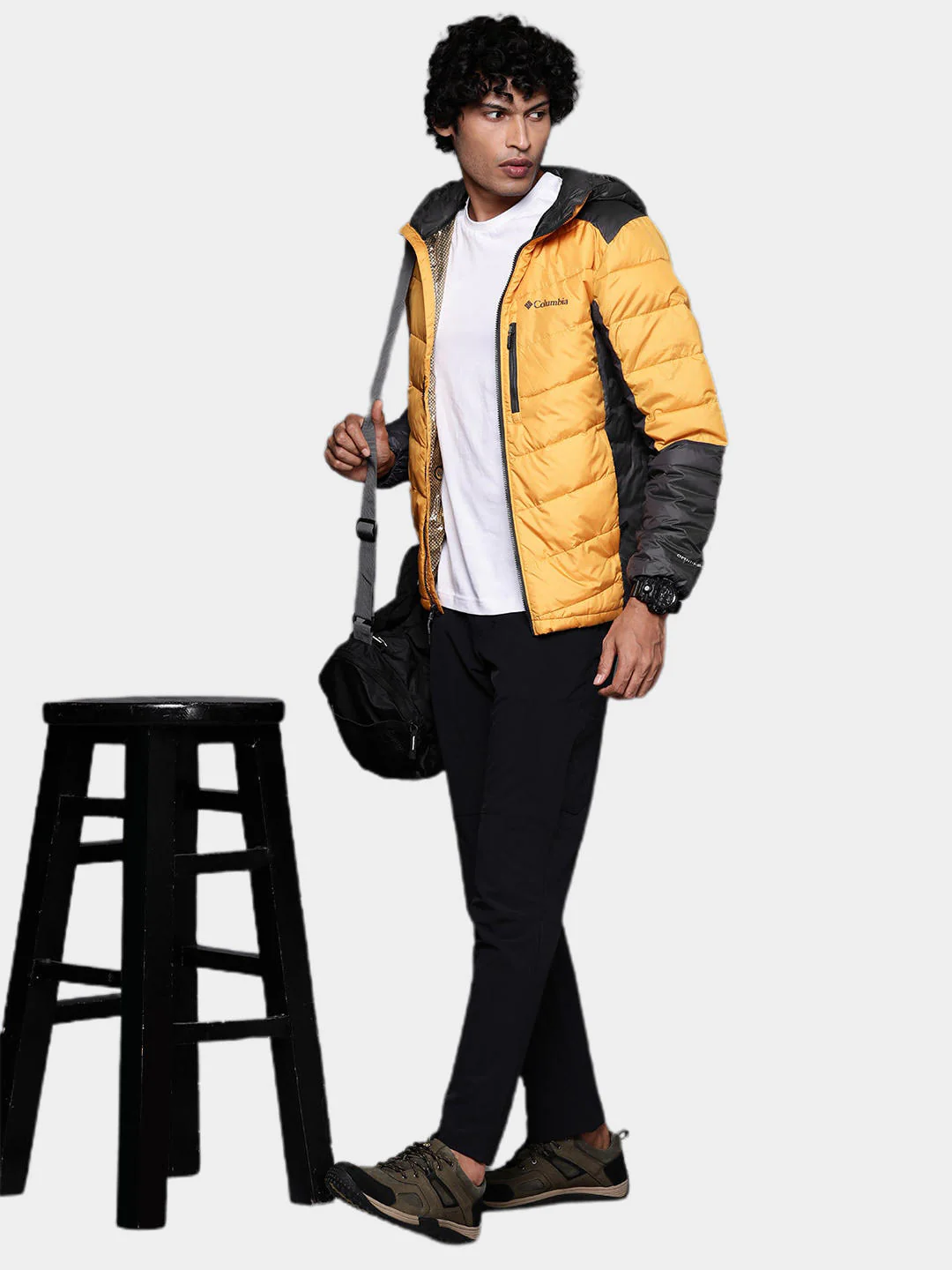Columbia Men Yellow Labyrinth Loop Hooded Jacket - Image 11