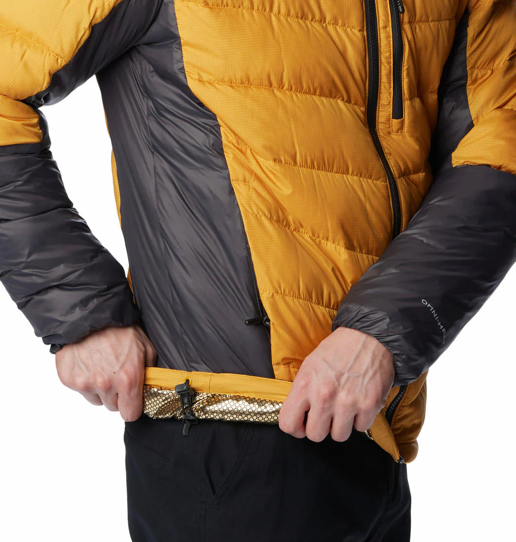 Columbia Men Yellow Labyrinth Loop Hooded Jacket - Image 3