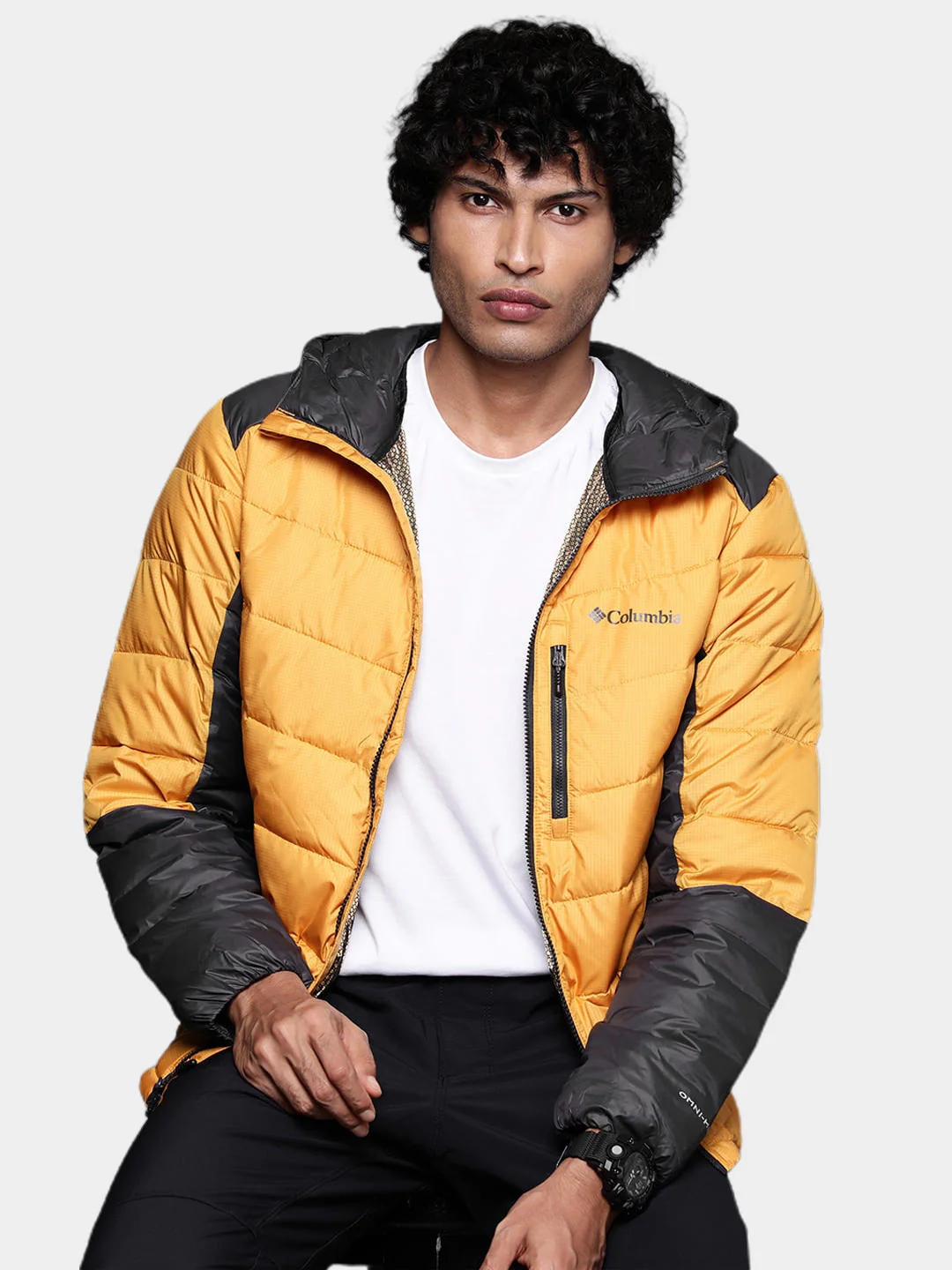 Columbia Men Yellow Labyrinth Loop Hooded Jacket - Image 9