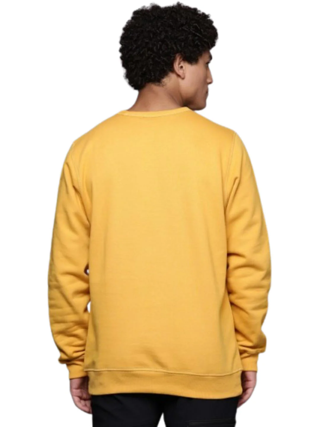 Columbia Men Yellow M Columbia Logo Fleece Crew (Sun Protection) - Image 2