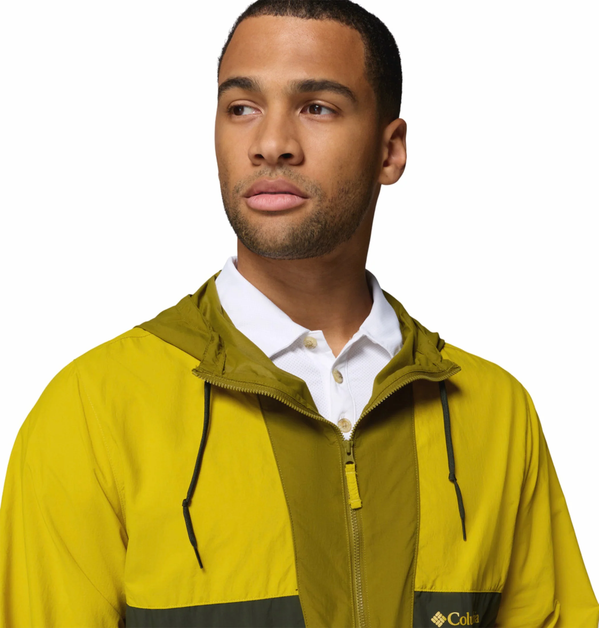 Columbia Men Yellow Omni-Shade Spire Valley Windbreaker - Image 5