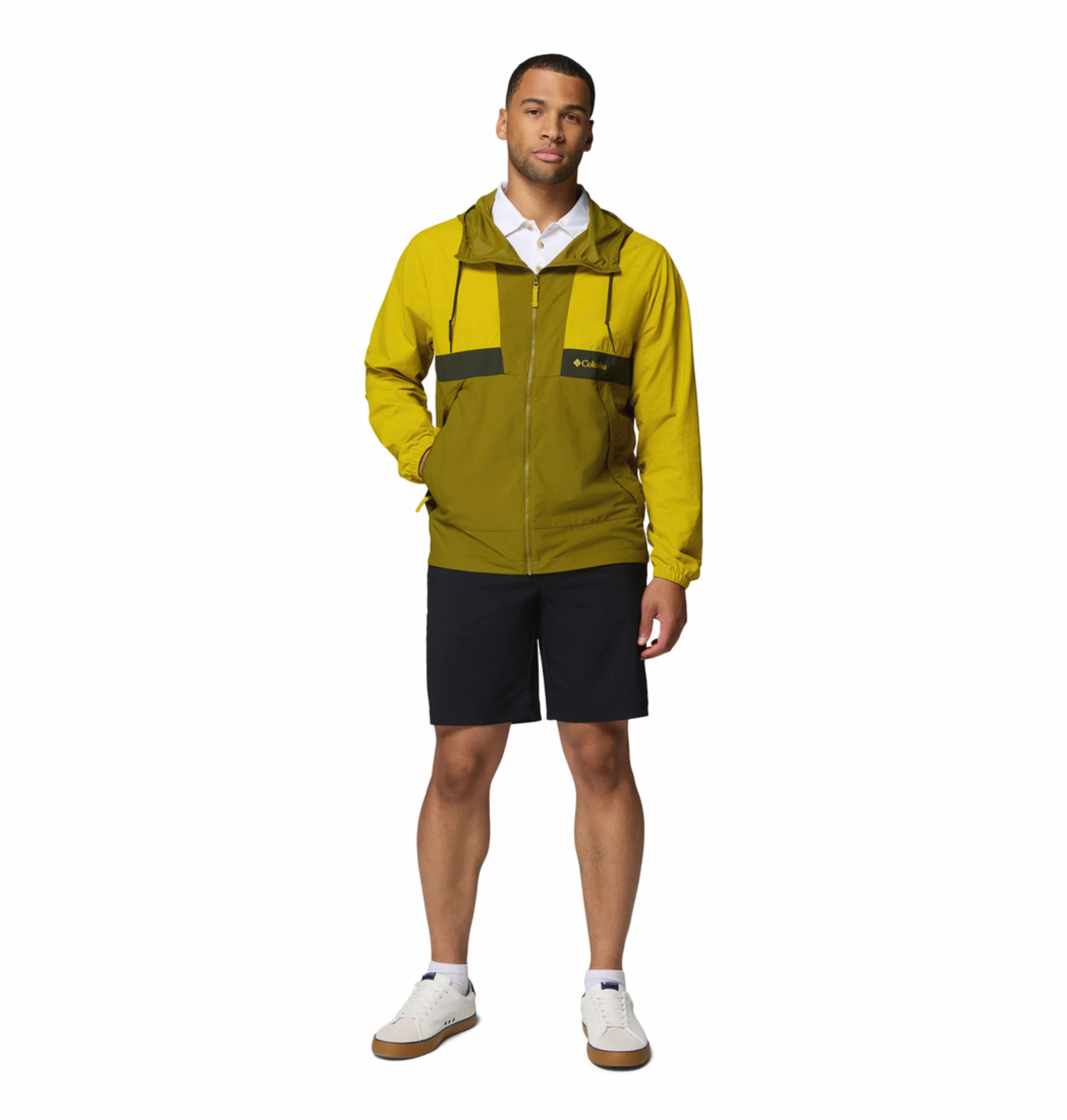 Columbia Men Yellow Omni-Shade Spire Valley Windbreaker - Image 7