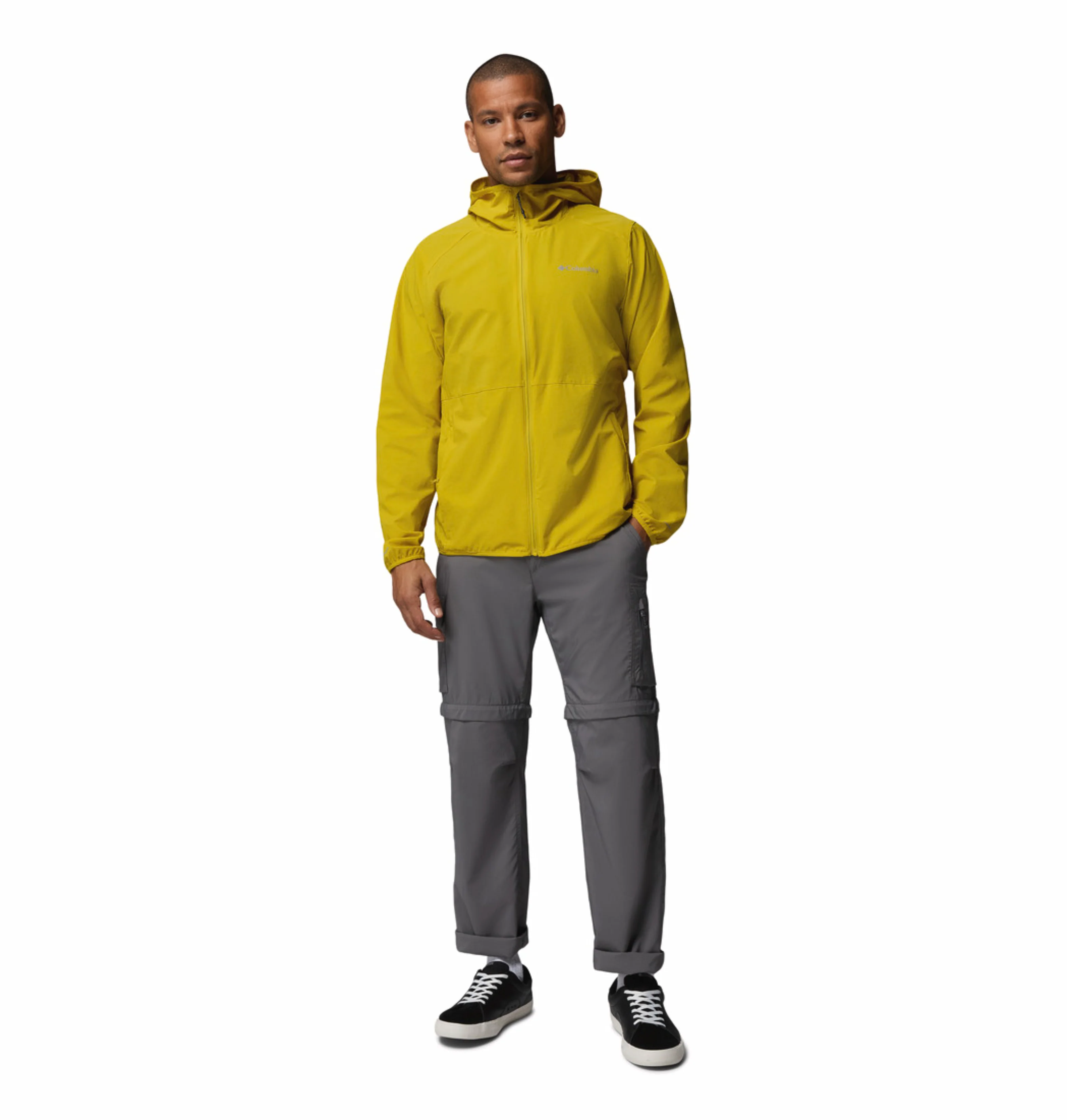Columbia Men Yellow Omni-Shield Trailborne Windbreaker - Image 5