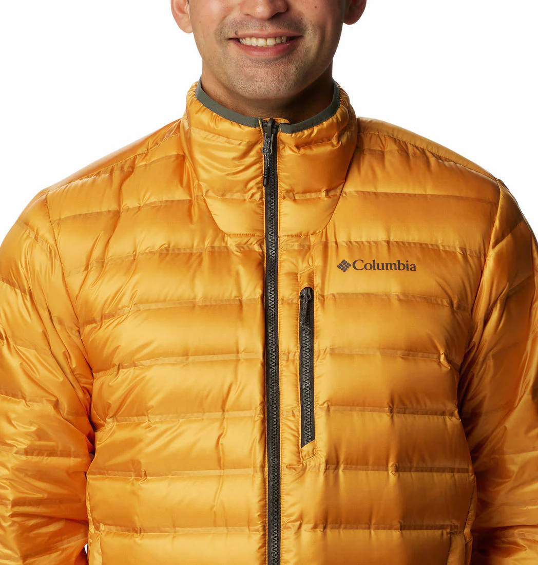 Columbia Men Yellow Pebble Peak Down Jacket - Image 2