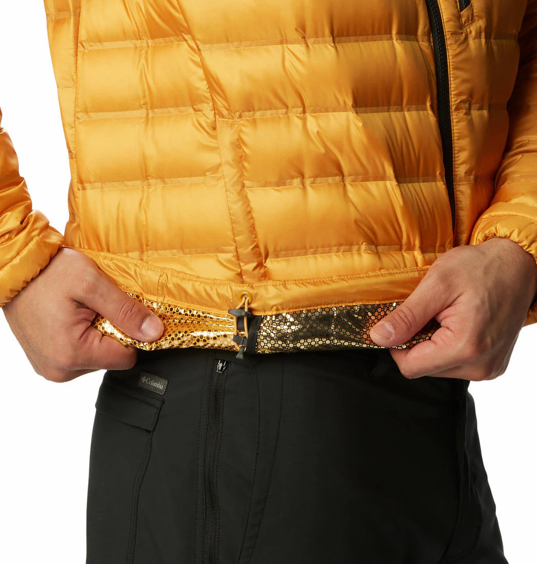 Columbia Men Yellow Pebble Peak Down Jacket - Image 4