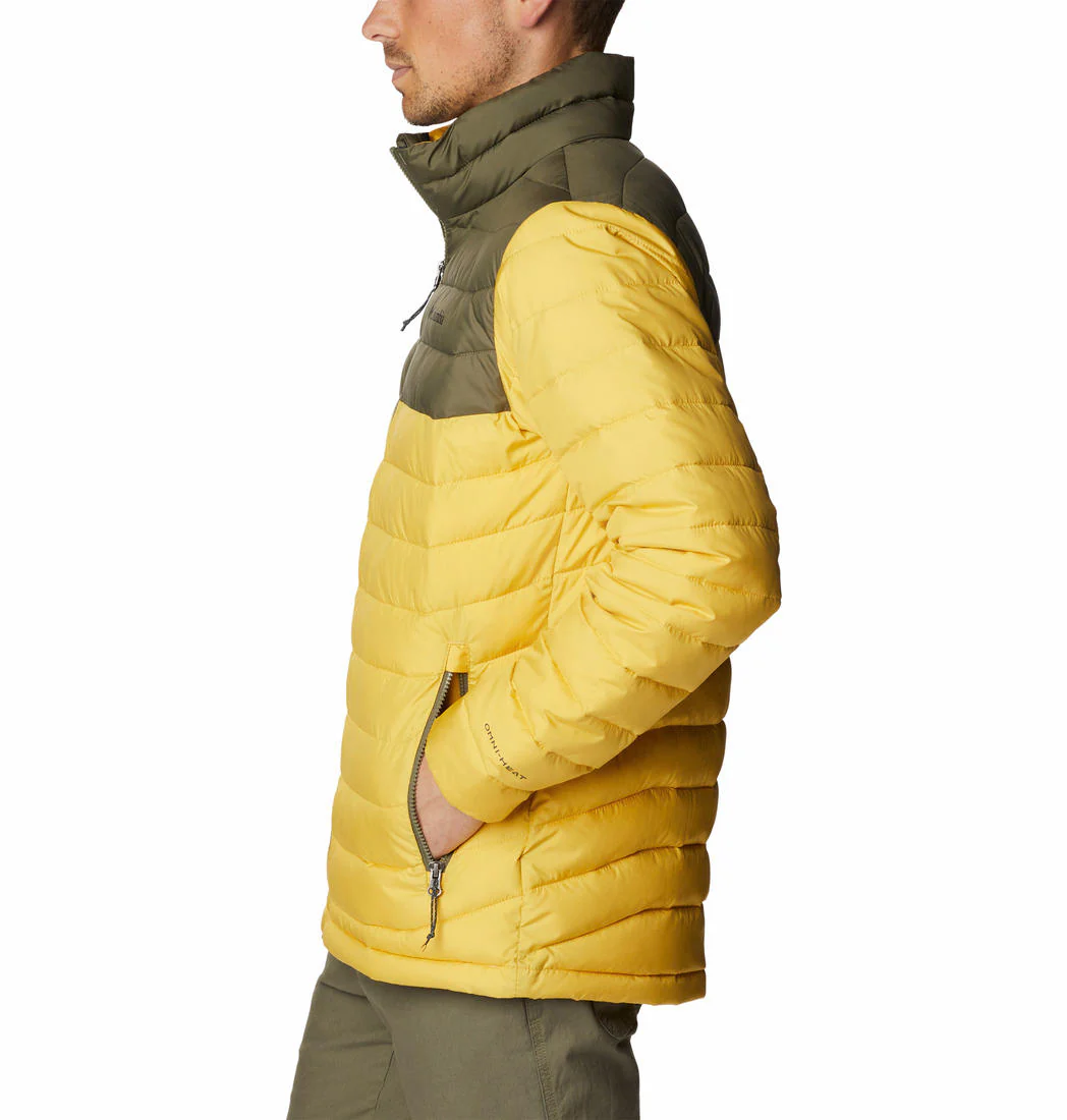 Columbia Men Yellow Powder Lite Jacket - Image 2