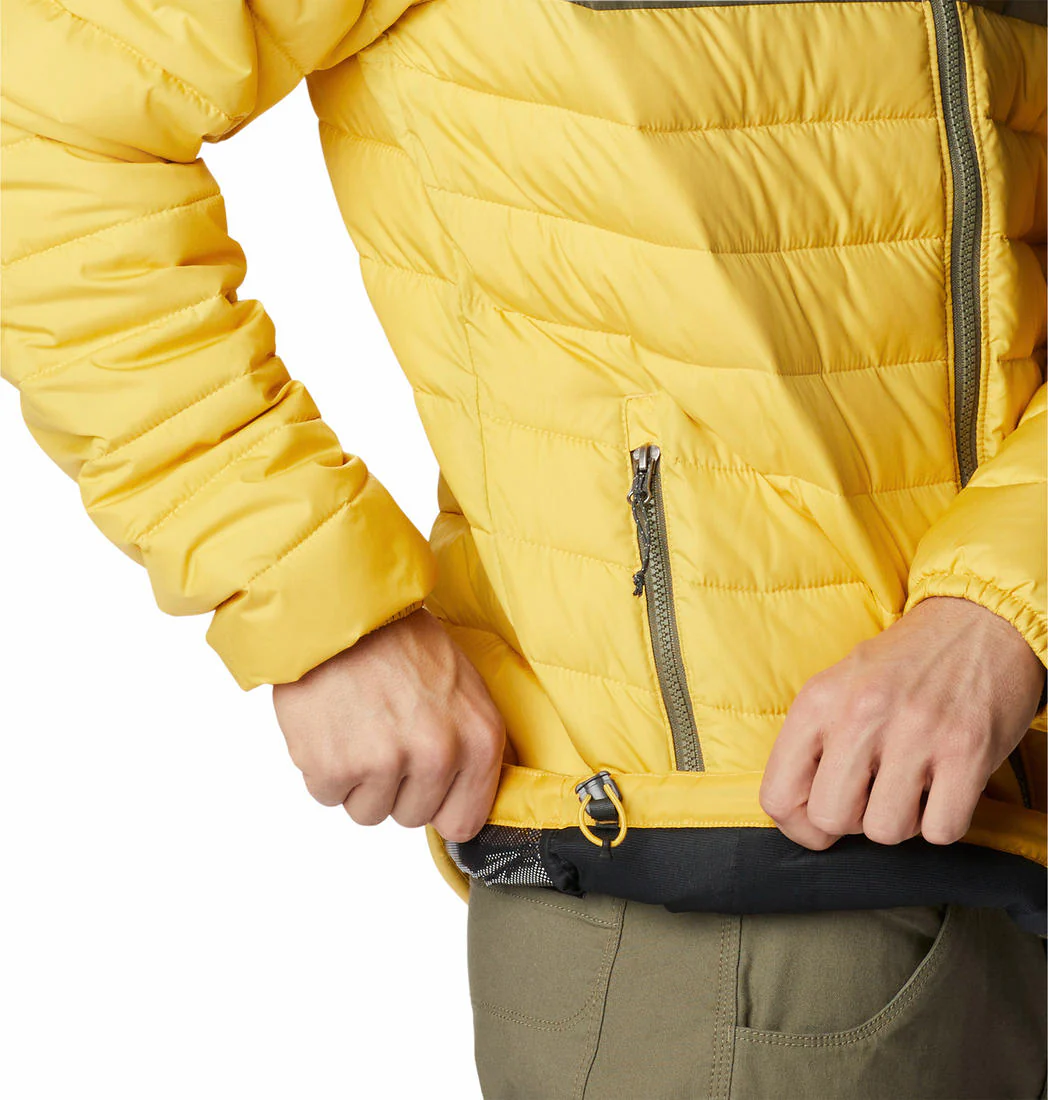 Columbia Men Yellow Powder Lite Jacket - Image 5