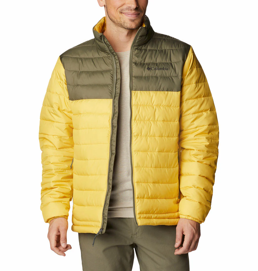 Columbia Men Yellow Powder Lite Jacket - Image 6
